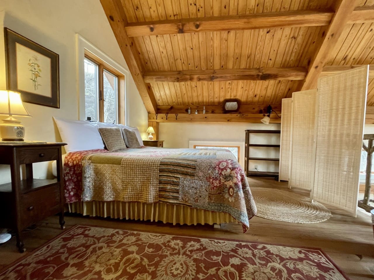 Natural light fills the house