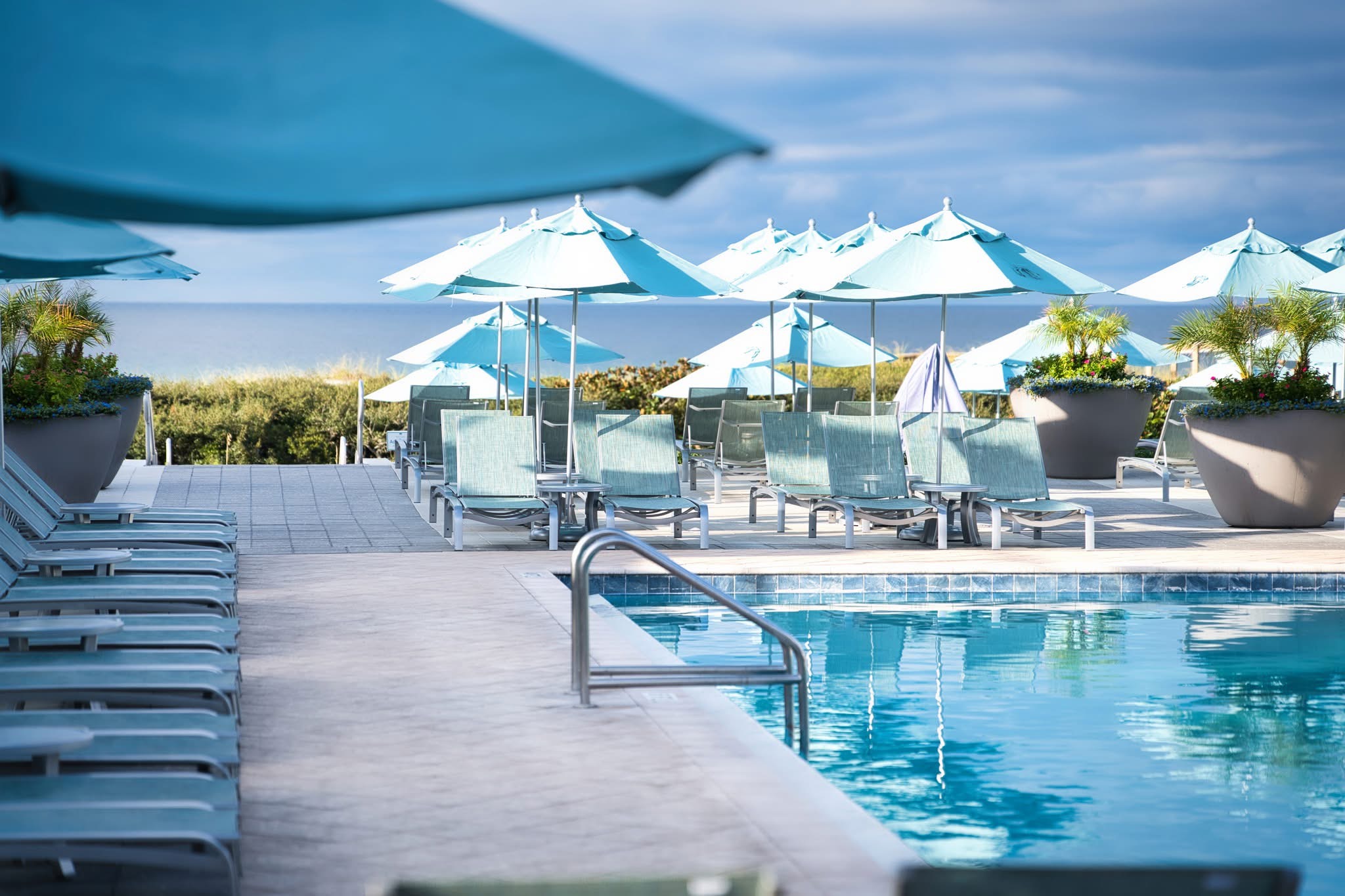 Beautiful Blues at the Beach Club
