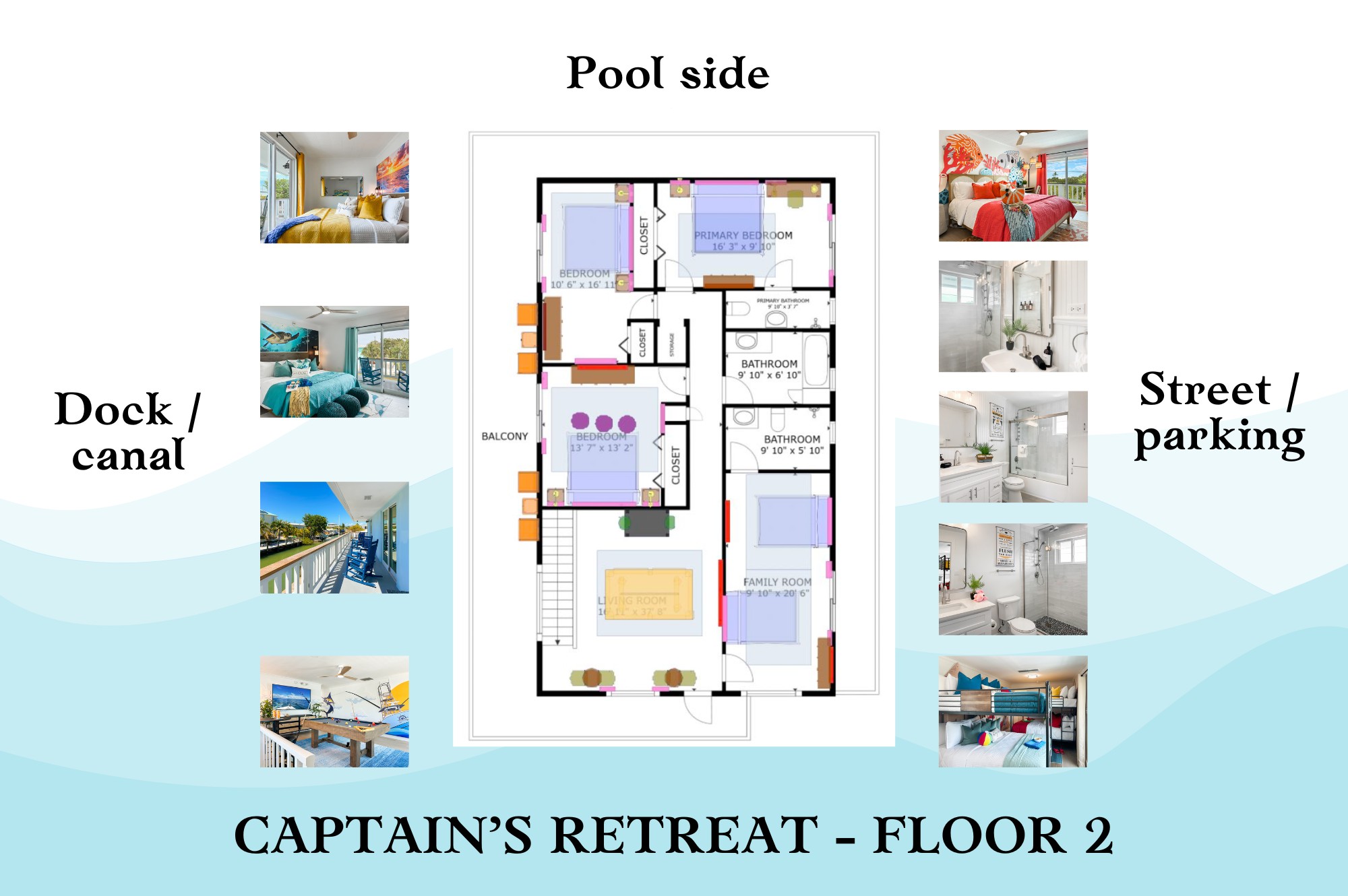 Here's a review of the second floor's layout.