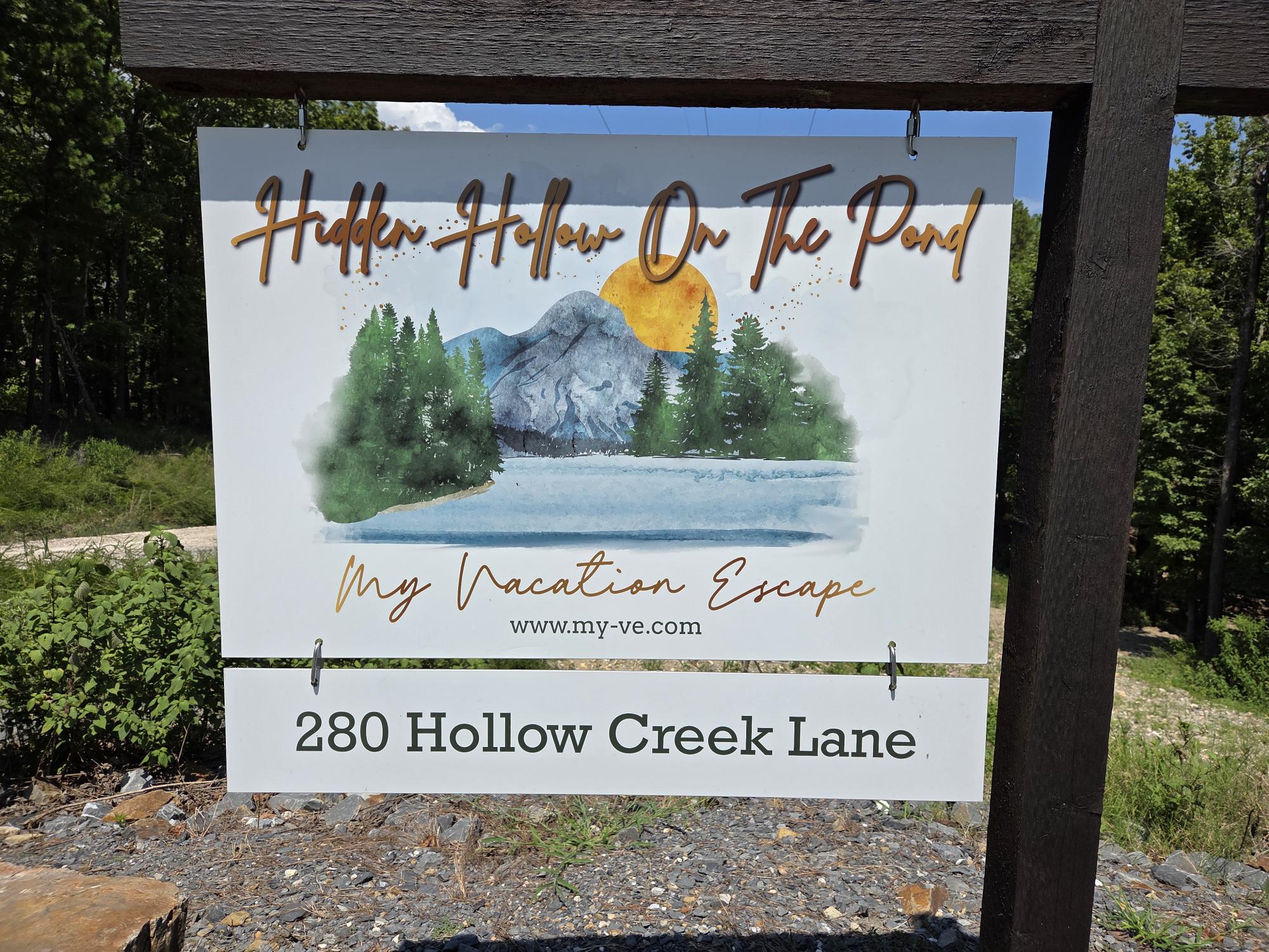 Hidden Hollow On The Pond