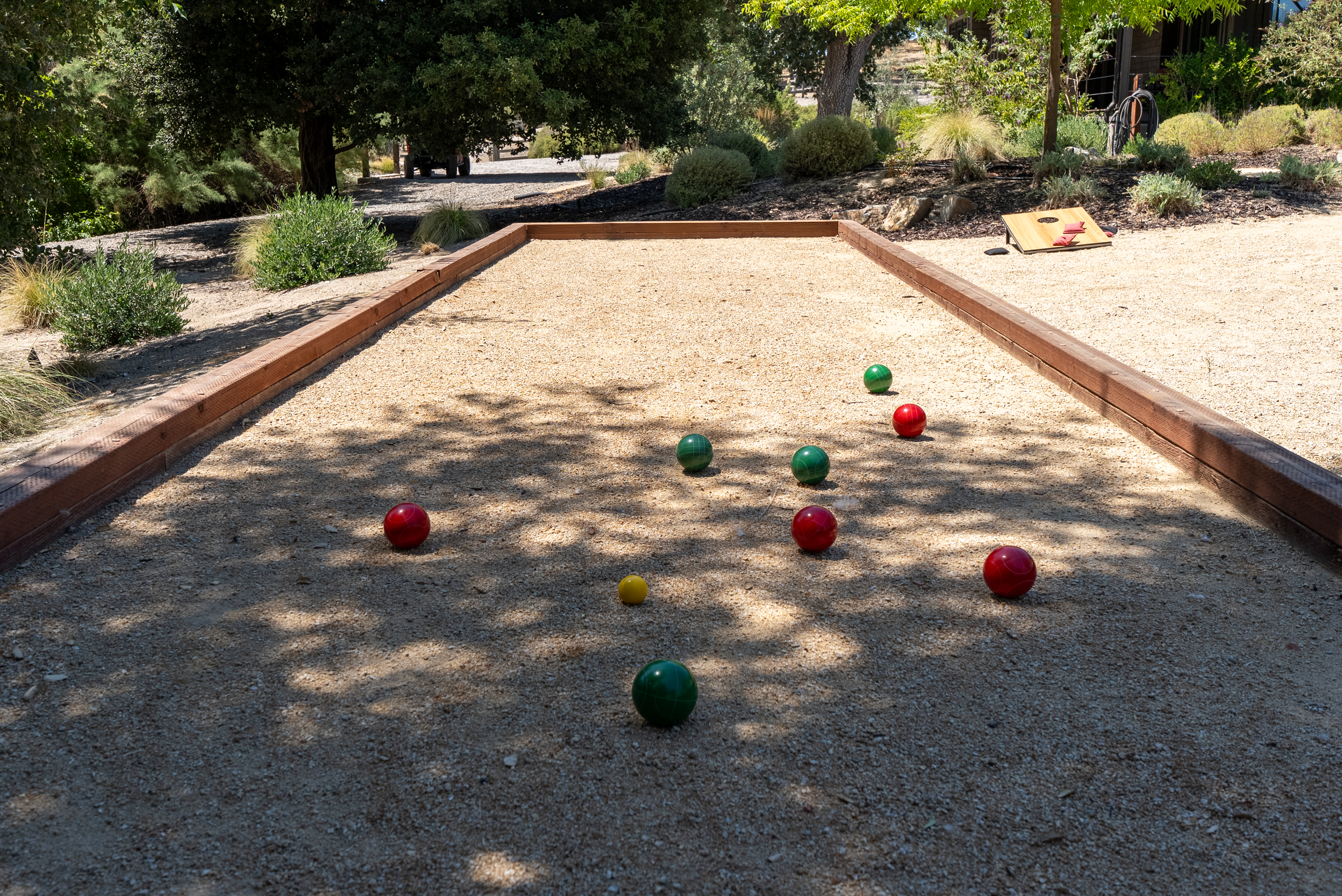Bocce ball court