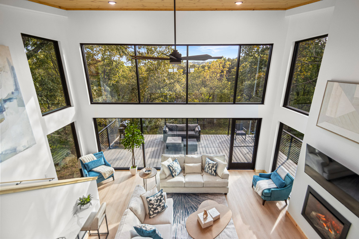 Looking Down From Loft