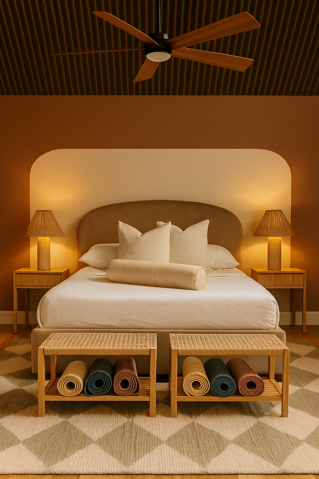 AI Generated Mock up of Bedroom 2, another Primary with ensuite- King bed