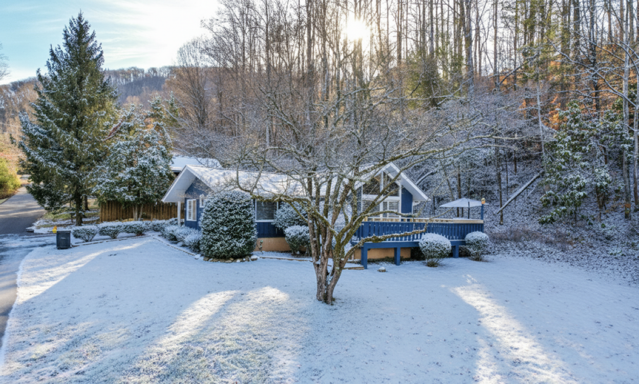 The home sits on a spacious lot that just begs for playing games with the kids