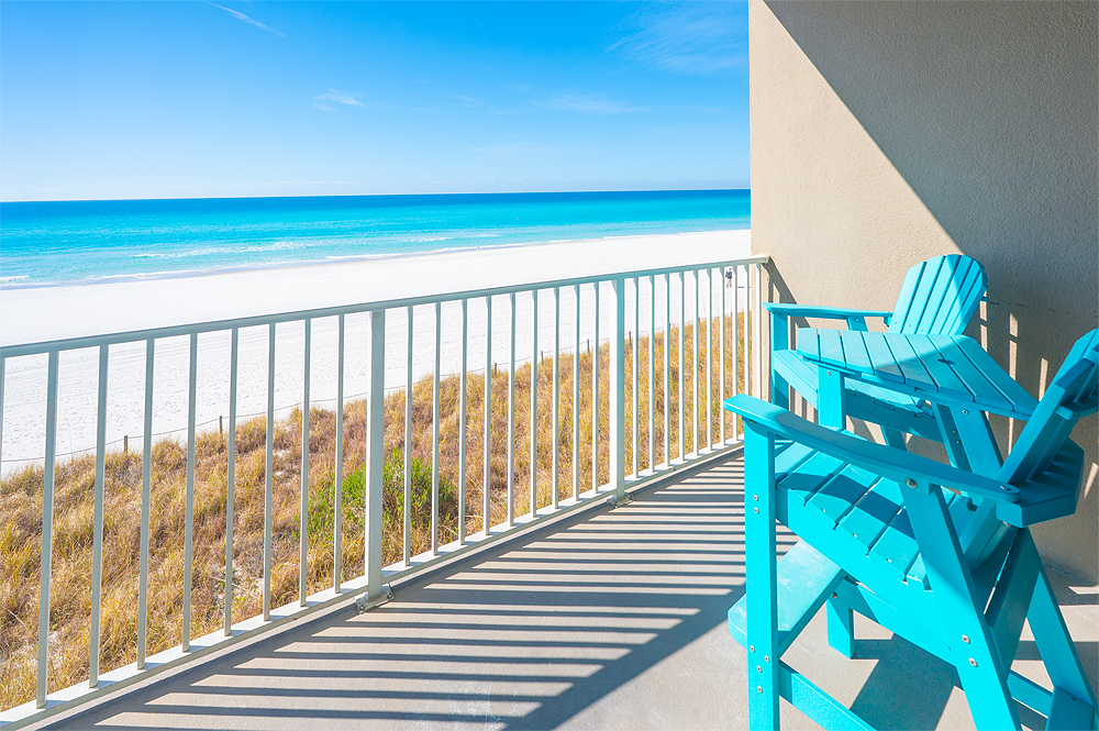 Peaceful beachfront mornings and evenings