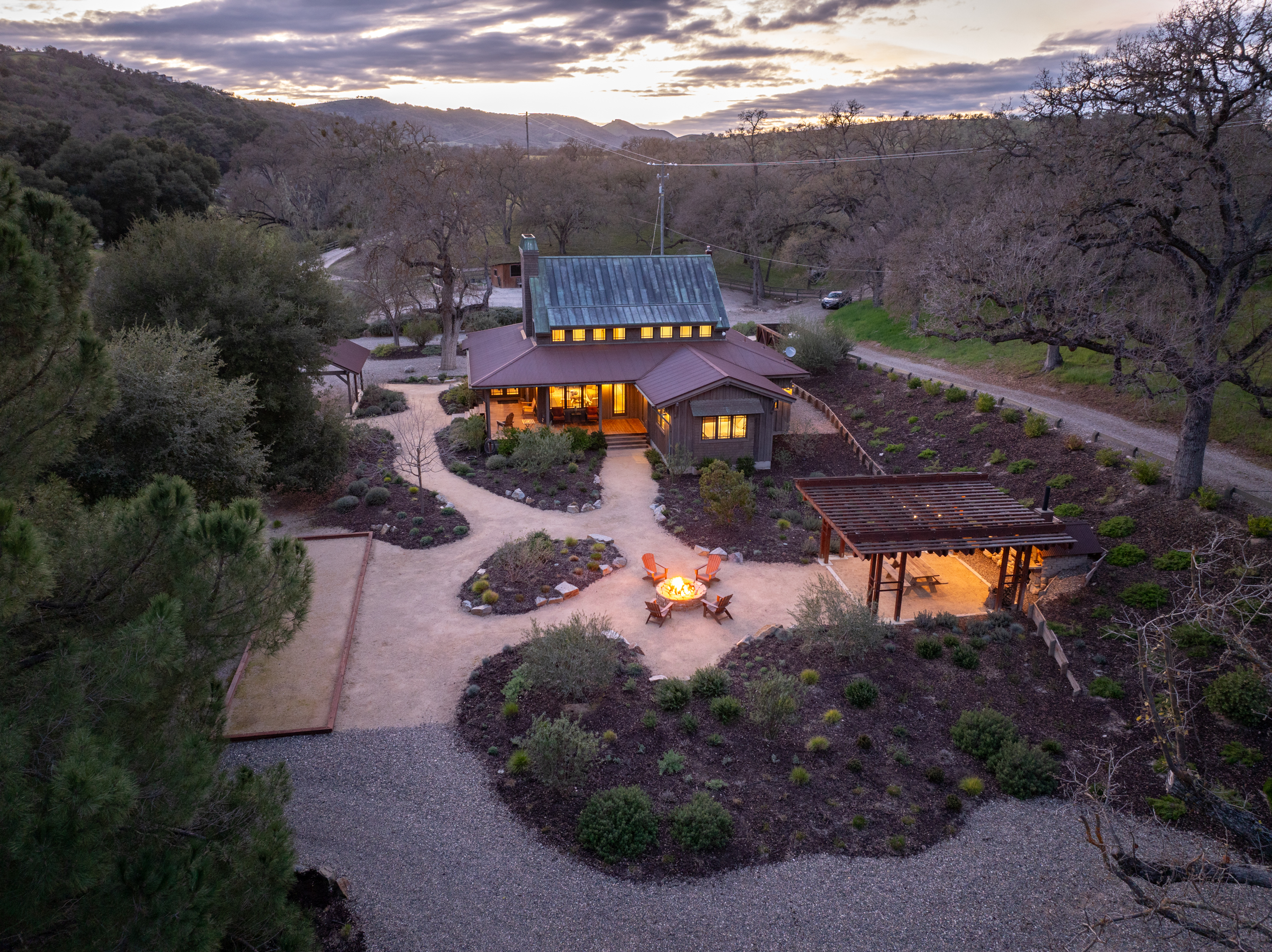Enjoy the expansive Oaks & Madeira property