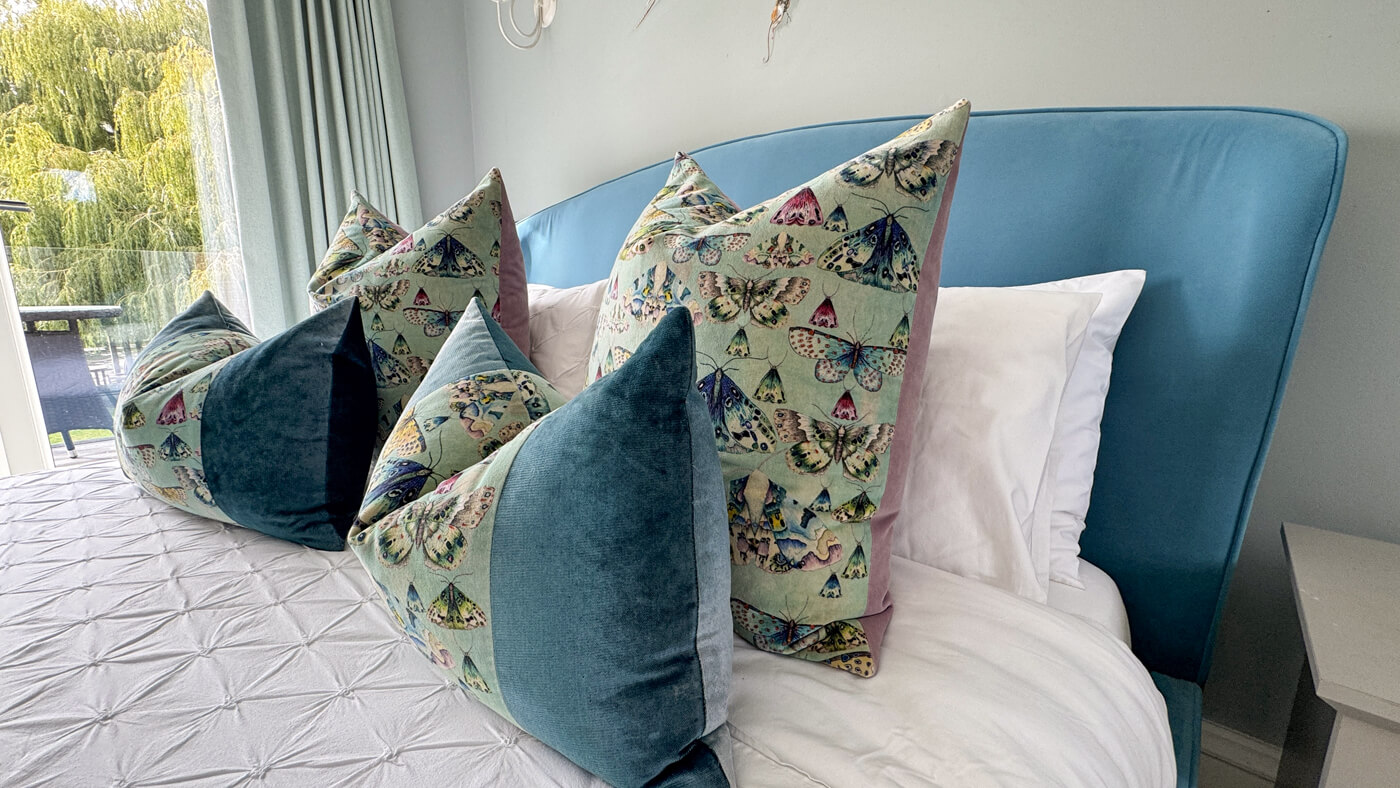 Teal bedding
