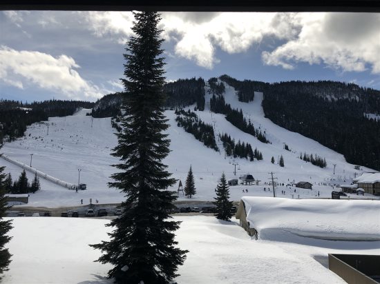 View from outside deck.