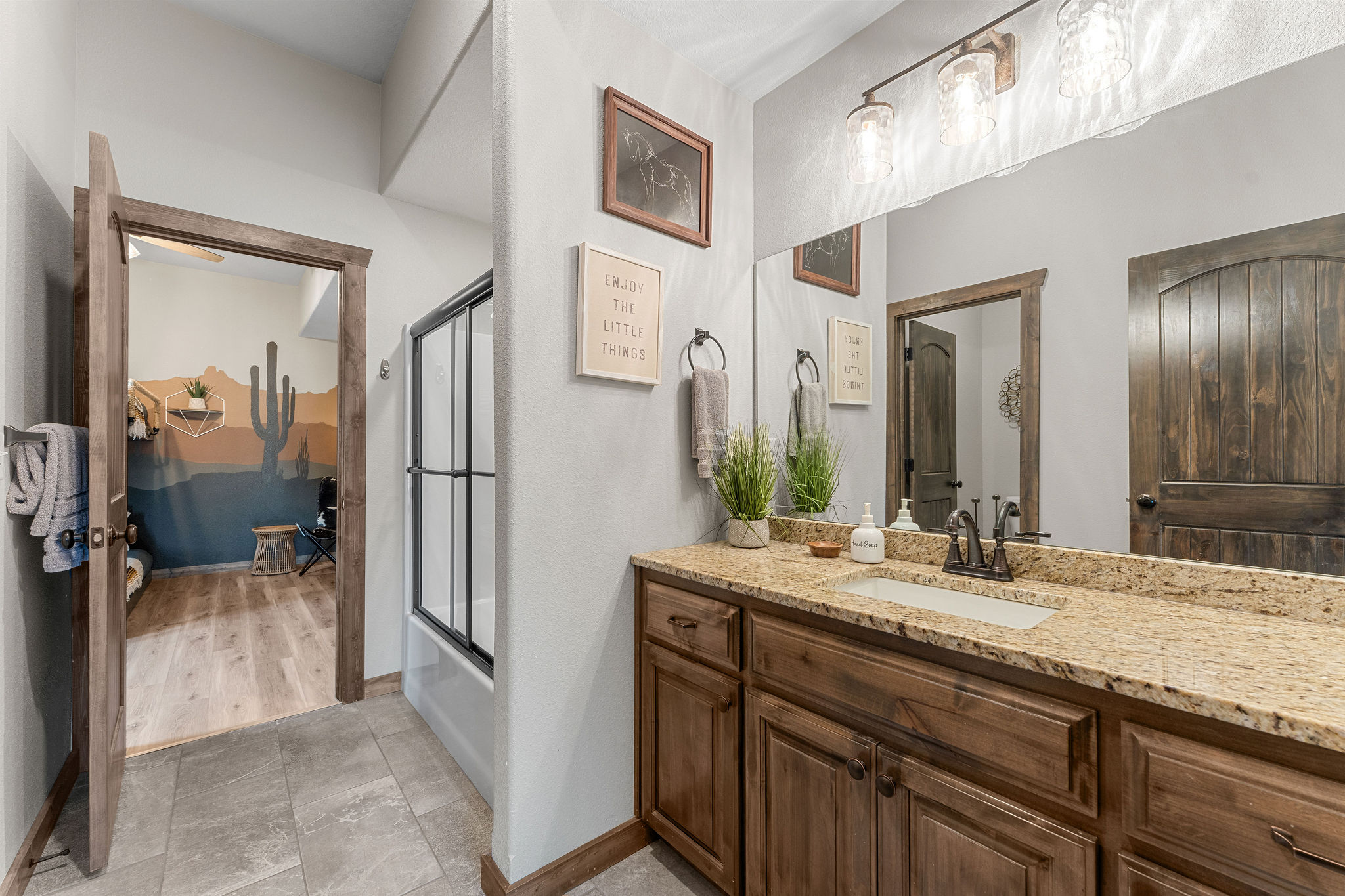 Jack and Jill bathroom