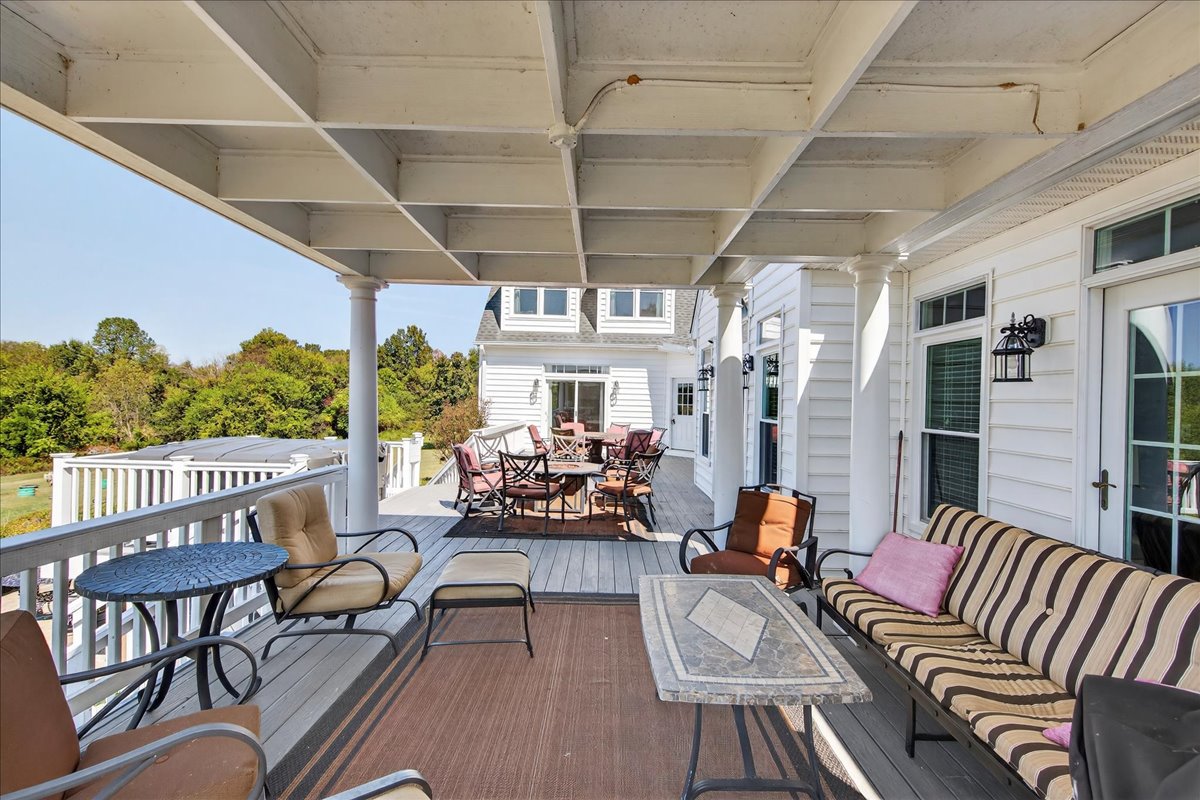 Comfortable outdoor seating for the whole crew.