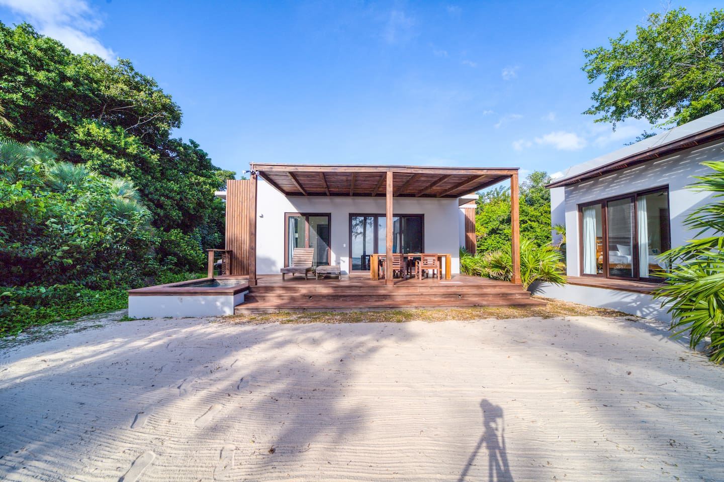 Villa B terrace and dipping pool