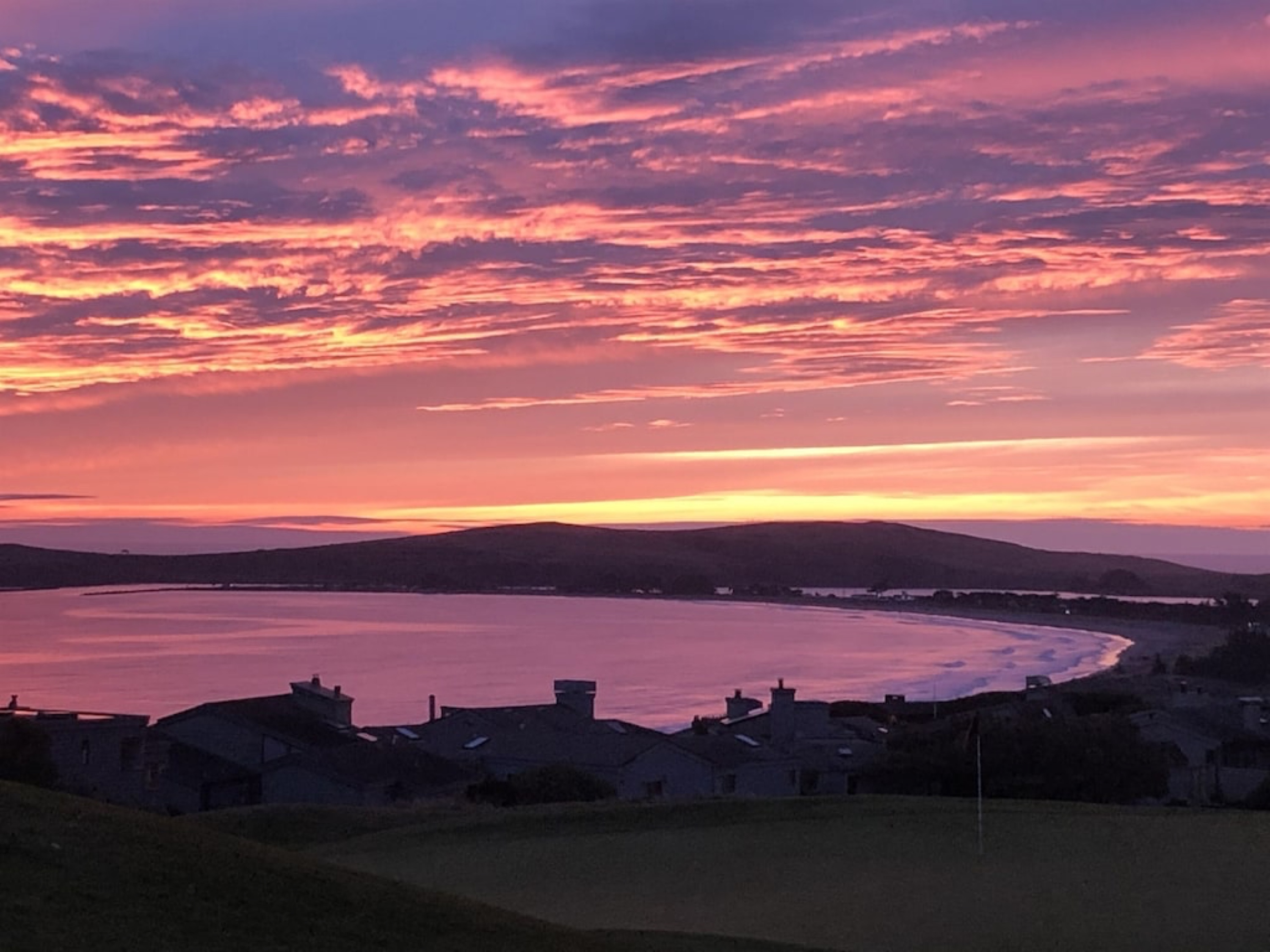Beautiful sunsets from Living Room windows