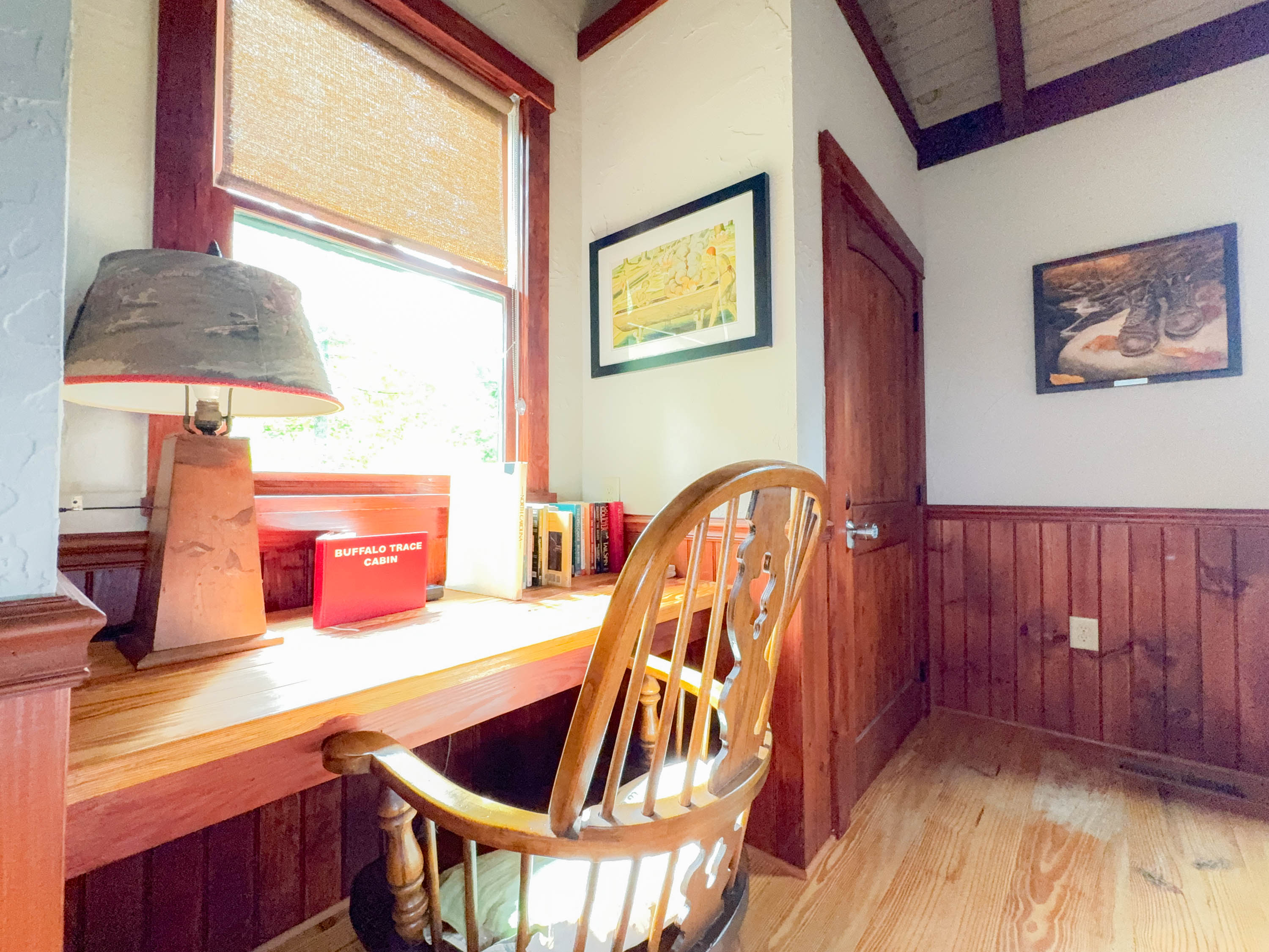 desk area just in case you need to catch up on work. 