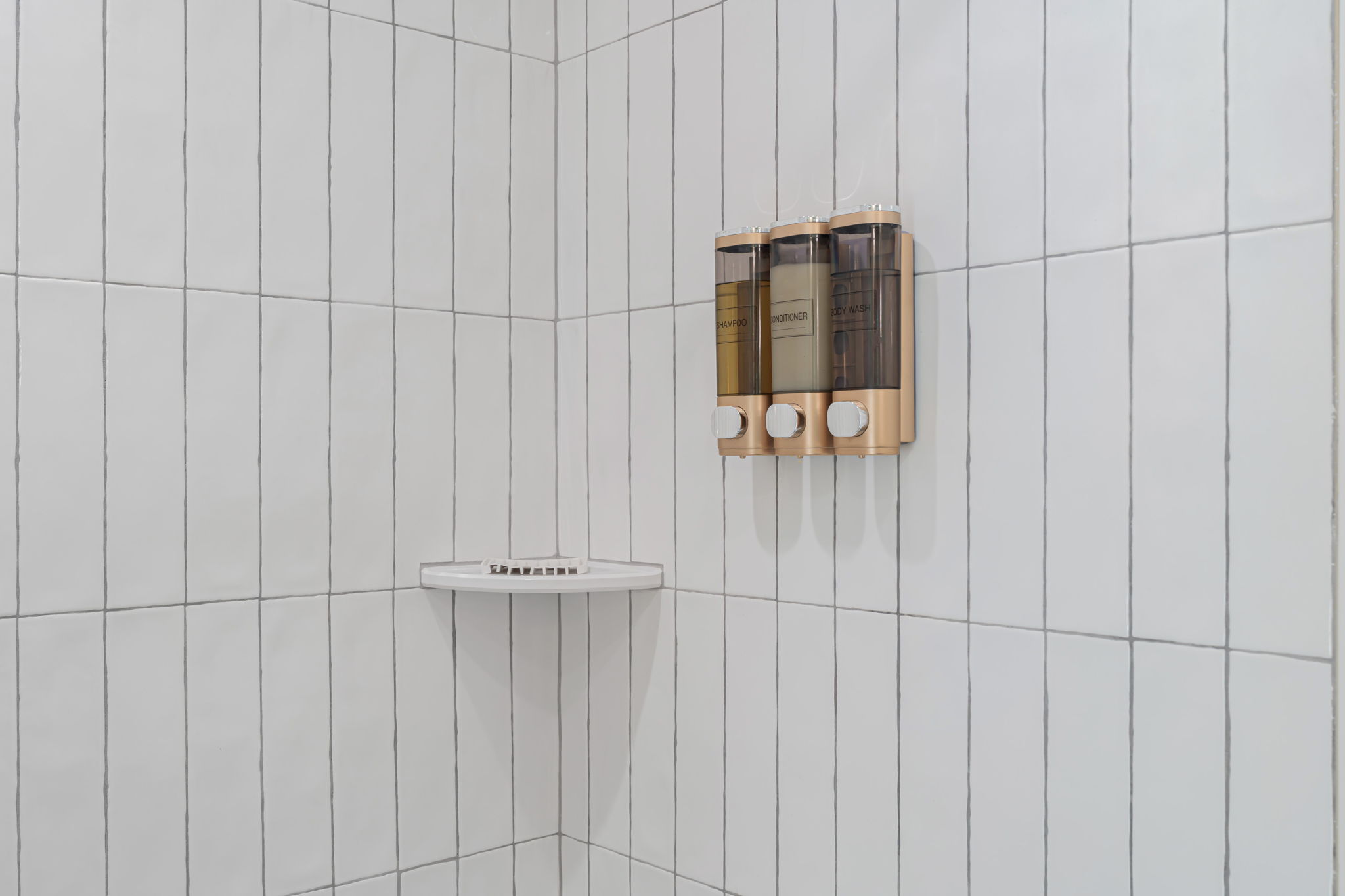Complimentary Shampoo, Conditioner, and Shower Gel