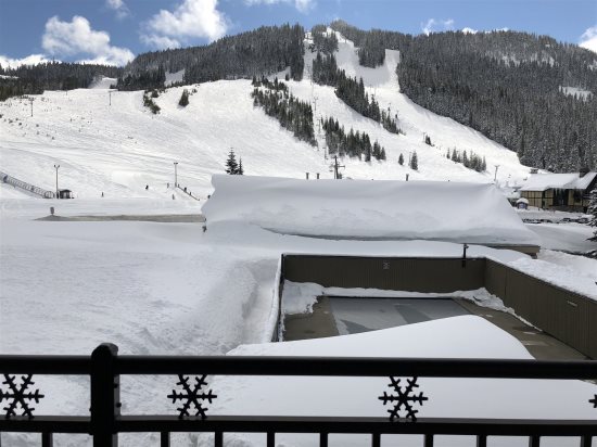 View from outside balcony.