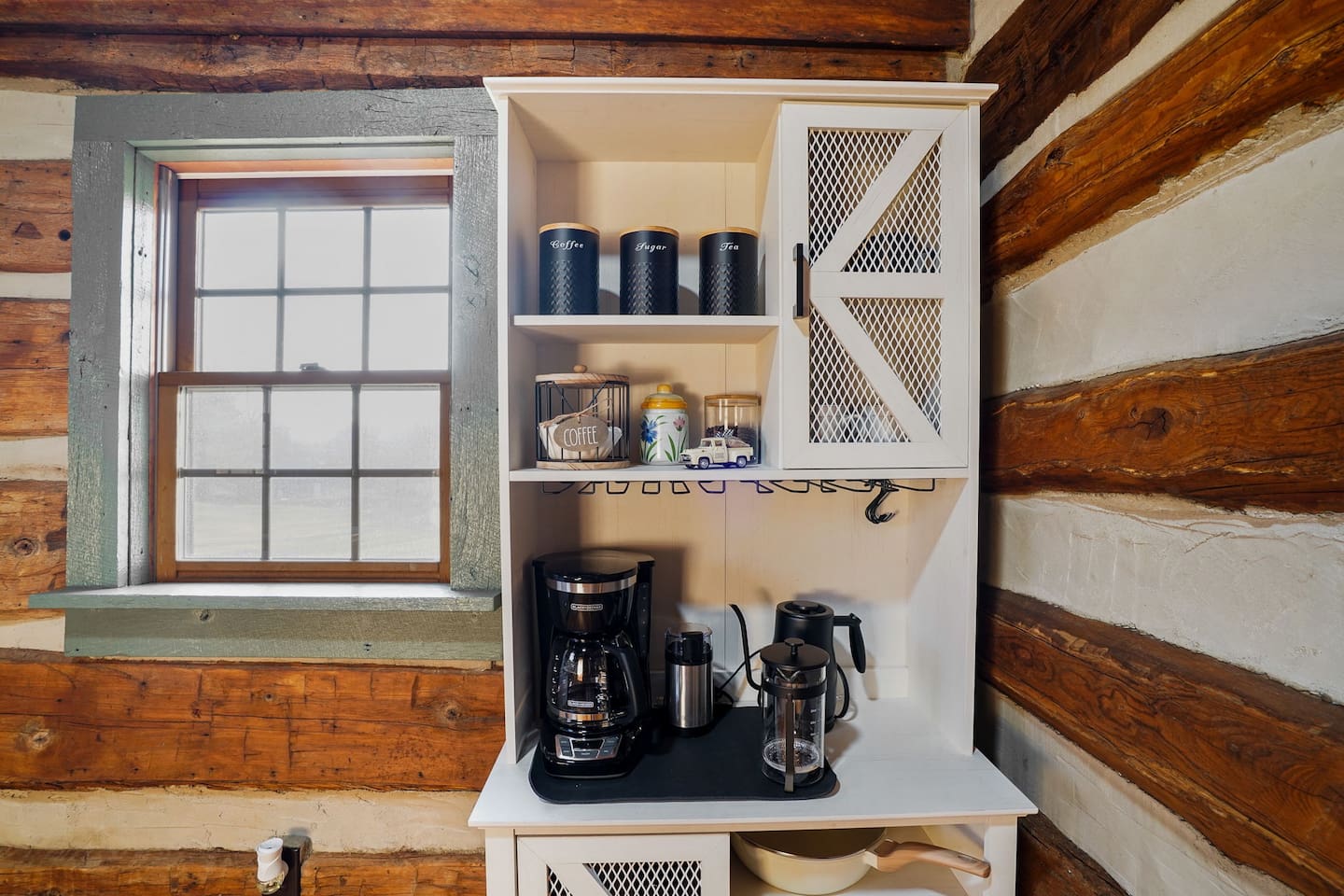 Brew your favorite cup of bliss - featuring a coffee machine, french press, and electric kettle for every caffeine desire
