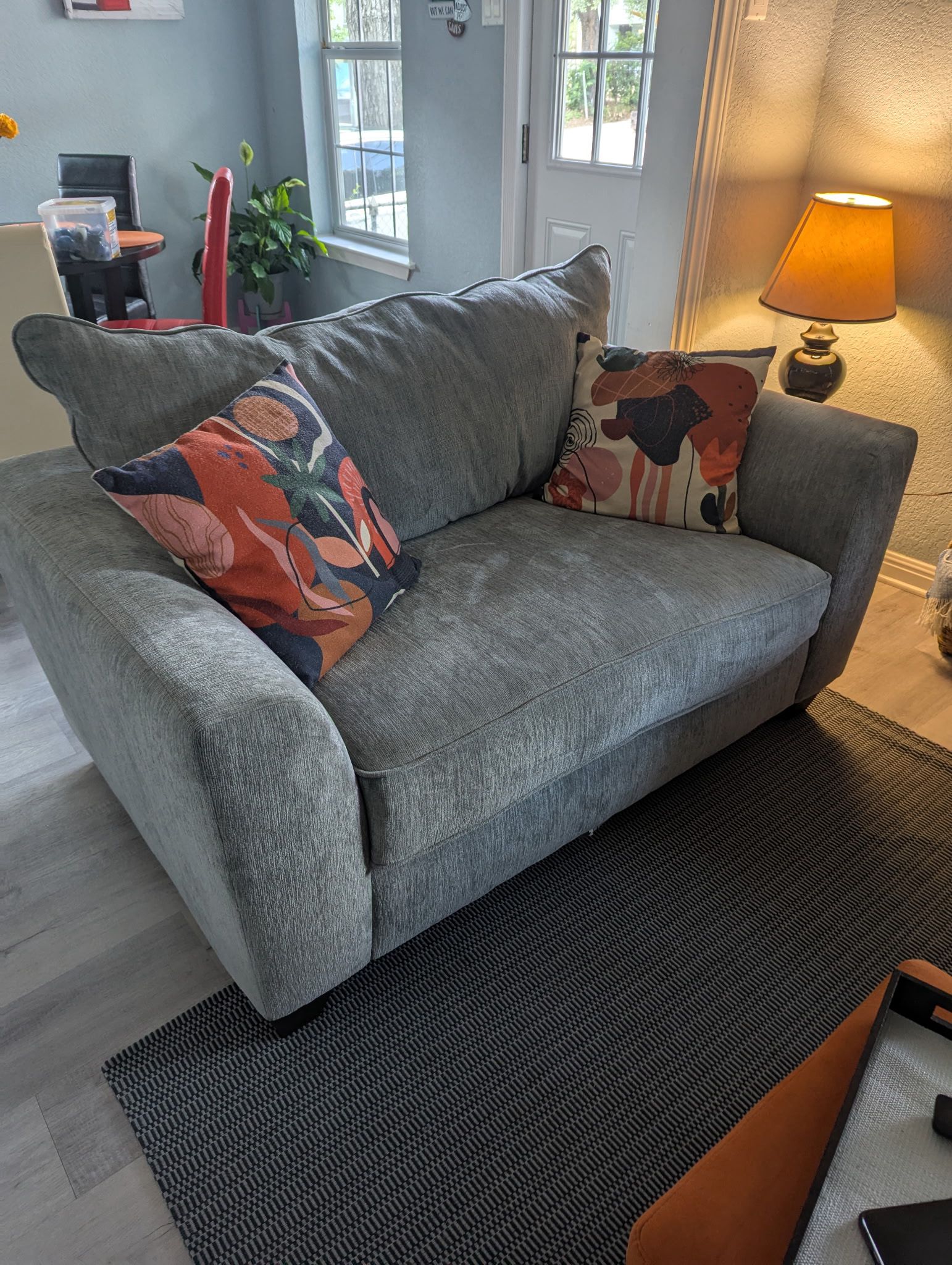 Pullout sofa in living room