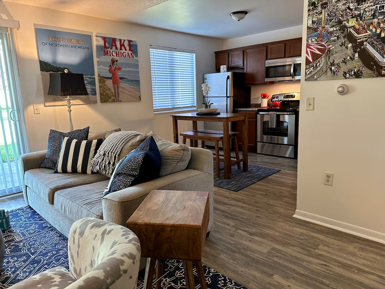Appointed with Northern Michigan themes.