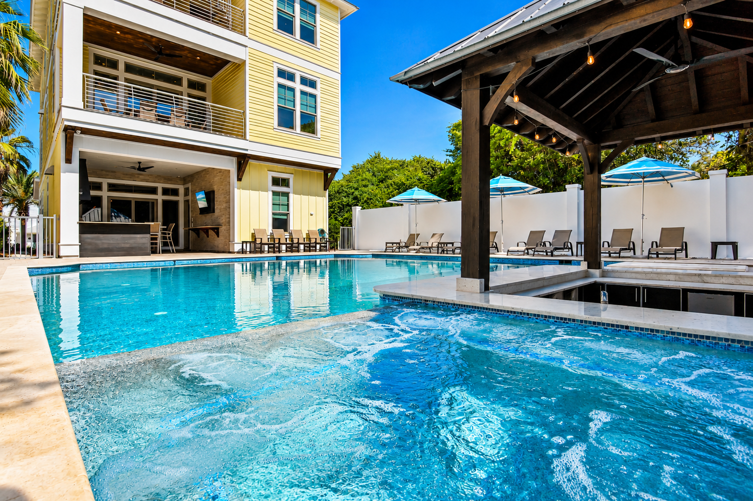 Where the spa meets the swim-up bar