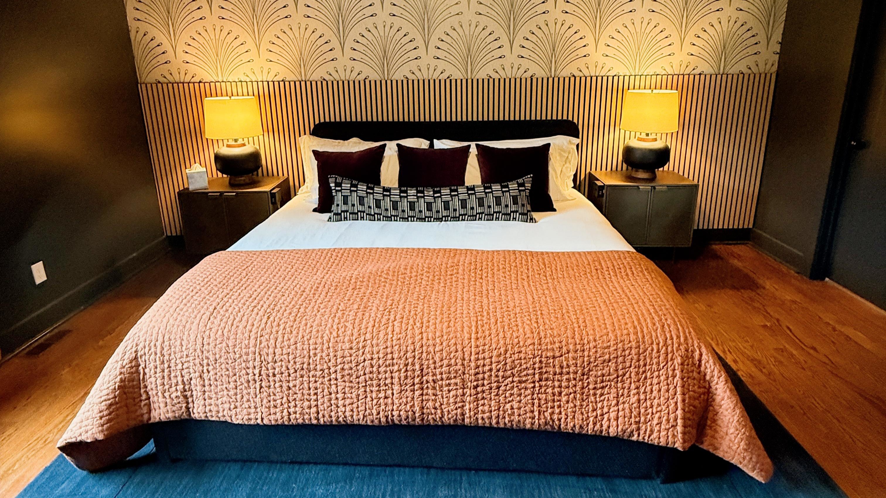 Spacious yet intimate — the primary suite’s warm tones and natural light create a tranquil retreat perfect for lingering mornings or quiet evenings together.