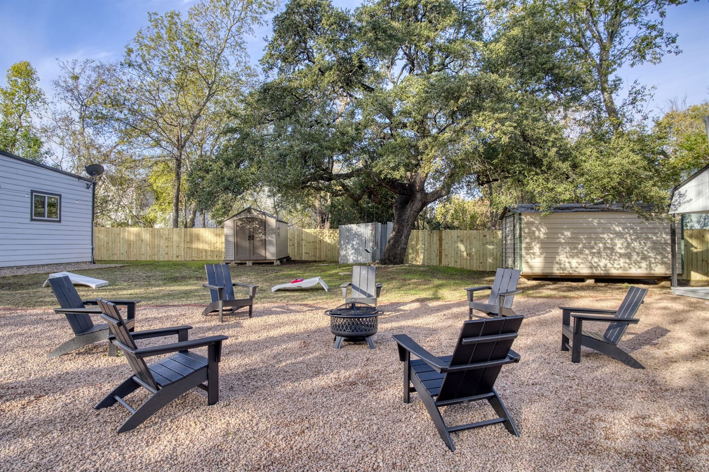 Your Stay Just Got Cozier  Tiny Homes, Games & Evening Bonfires