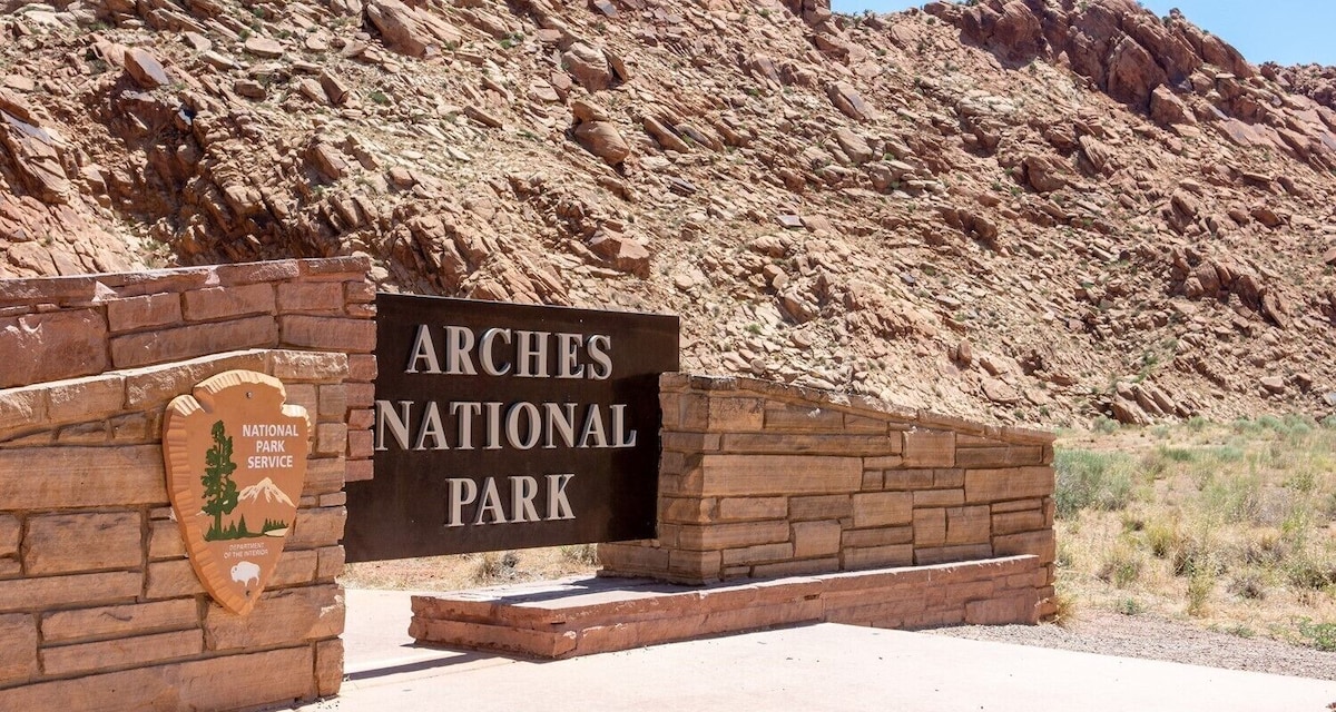 Arches National Park within 10 minutes drive