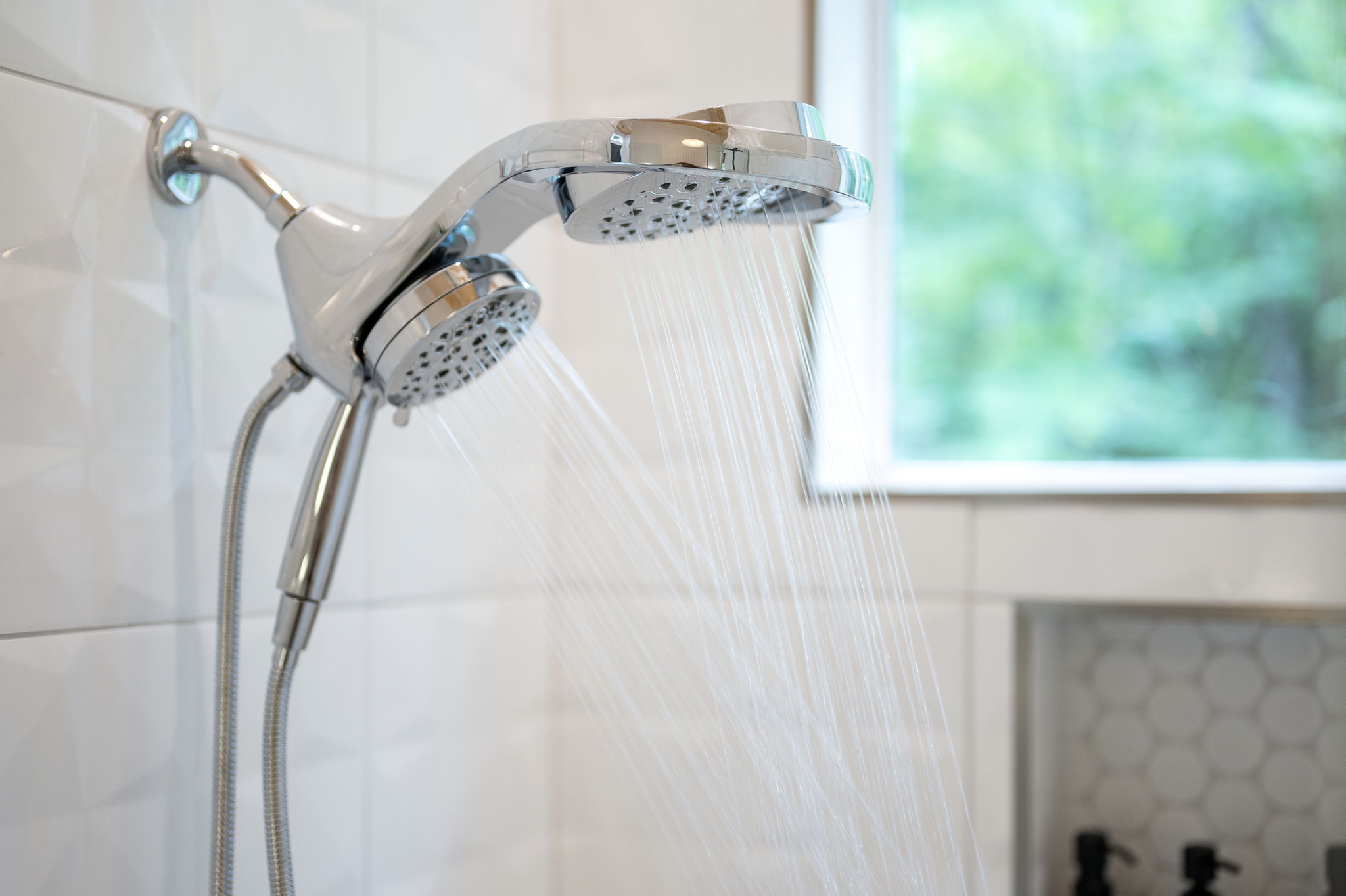 The private casita ensuite bathroom offers a luxurious, spa-like experience with premium finishes, warm design touches, and complete privacy—creating the perfect place to relax and recharge.