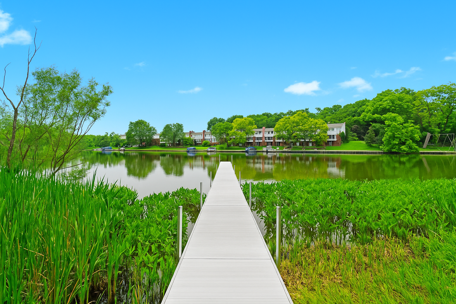 Stunning lakefront access with private dock—perfect for paddling out, fishing, or soaking up the view