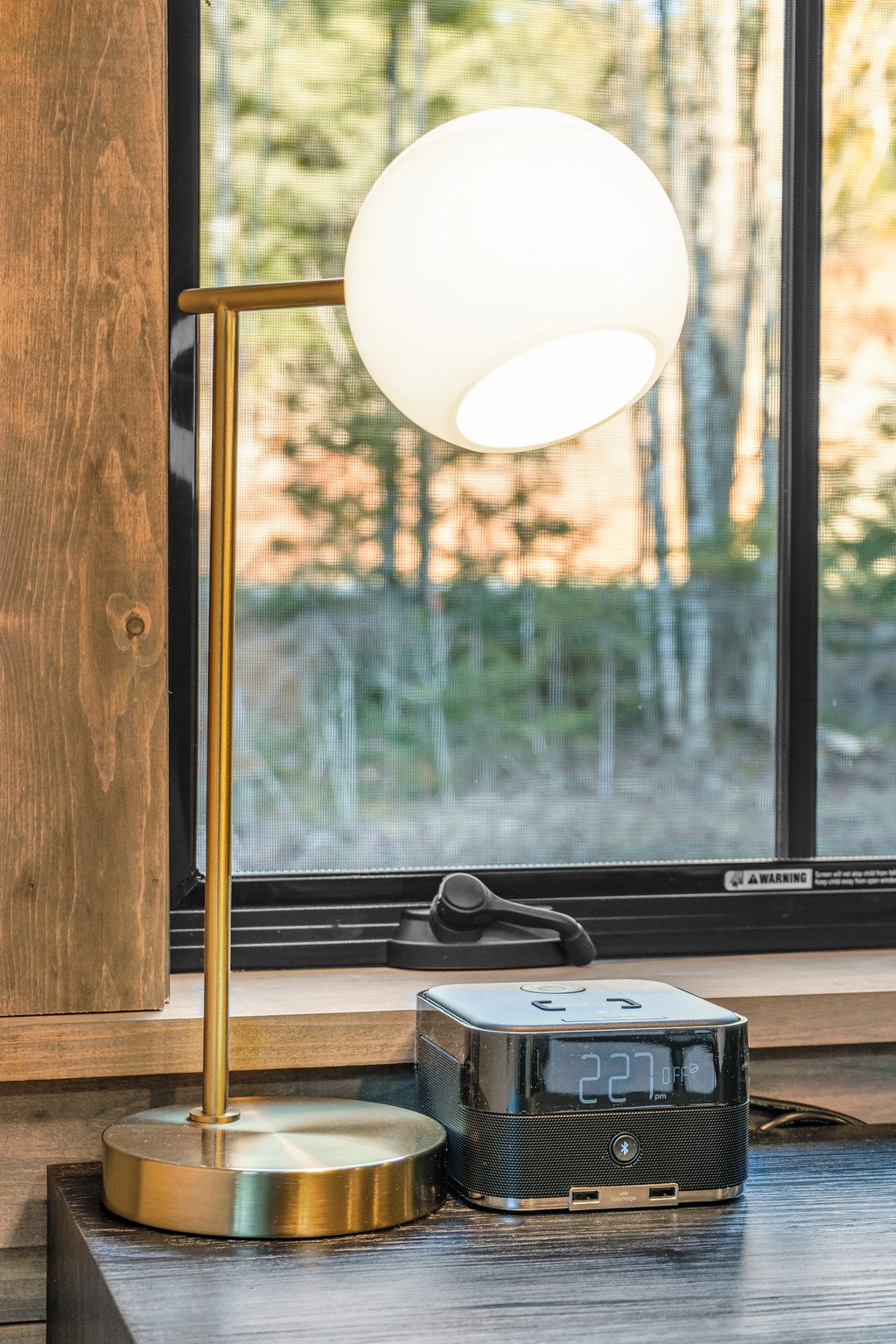 Every bedroom has alarm clocks and sound machines. Little touches that make the house your home.