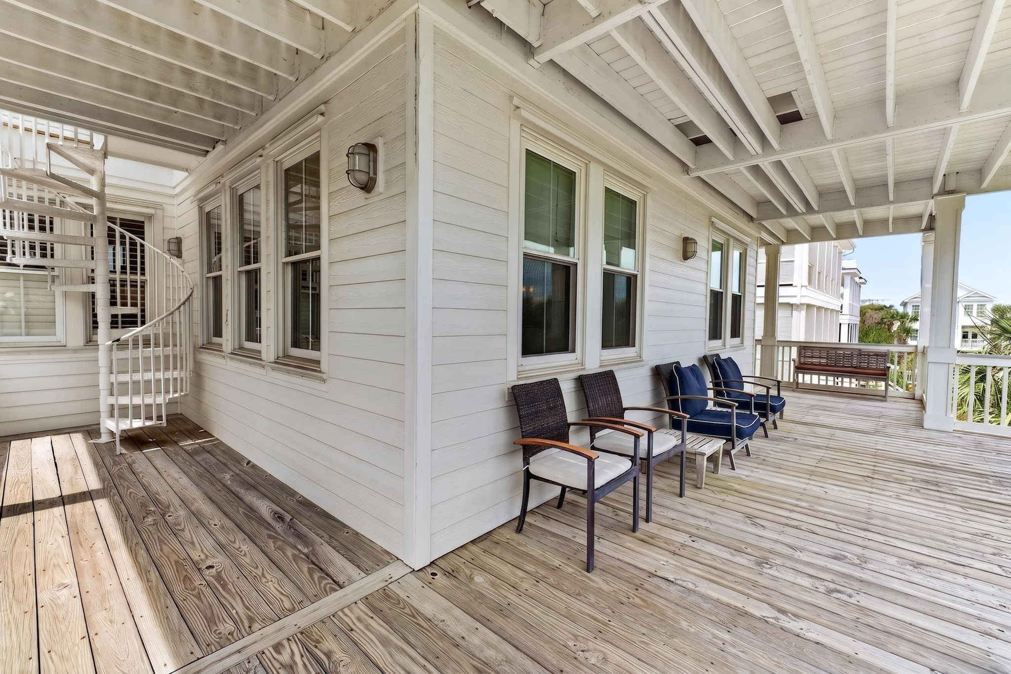 Back deck | Twin Palms | 914 Carolina Blvd | Isle of Palms, SC | IOP Escapes