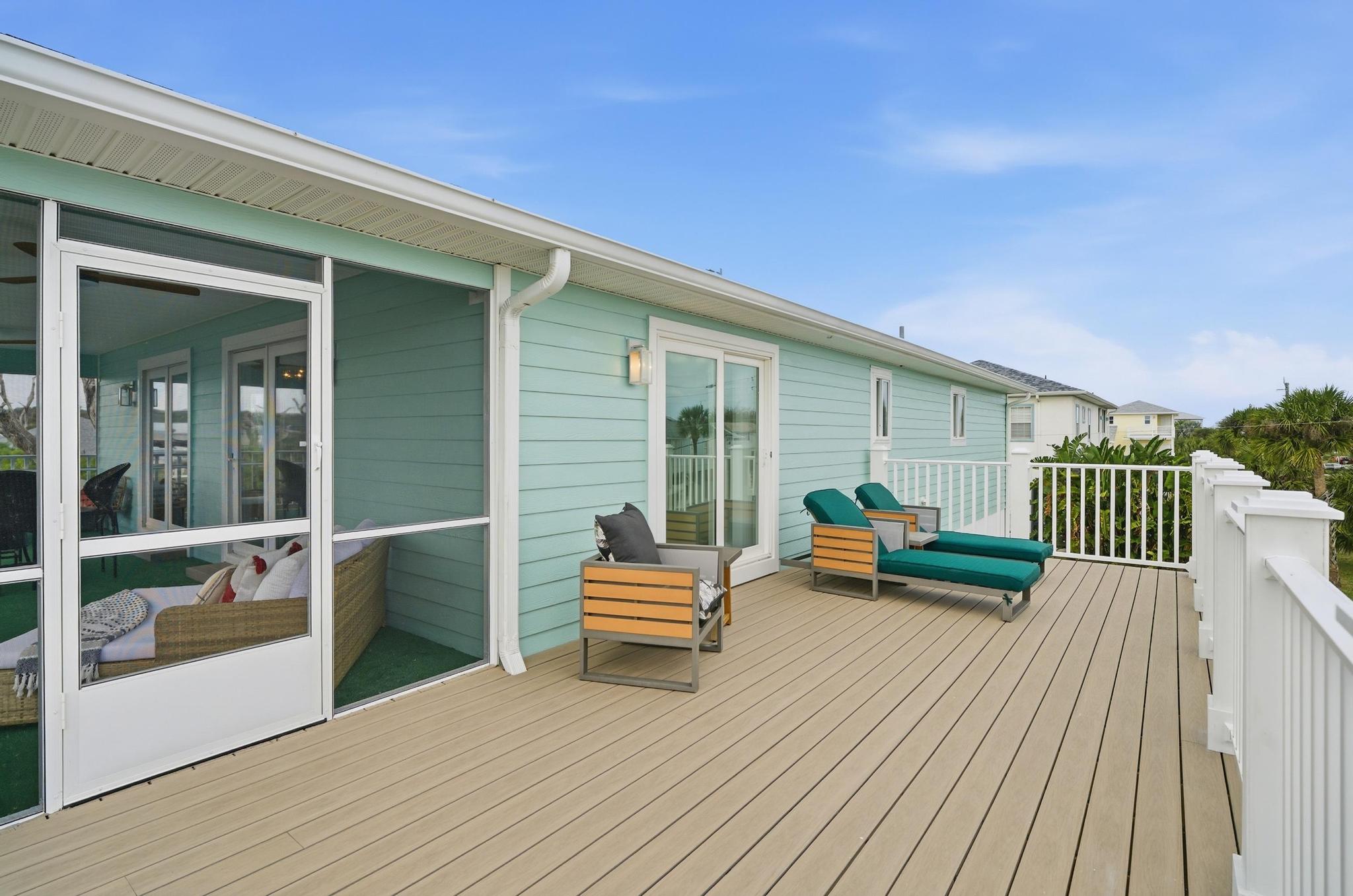 Sun-soaked views from the upper deck 