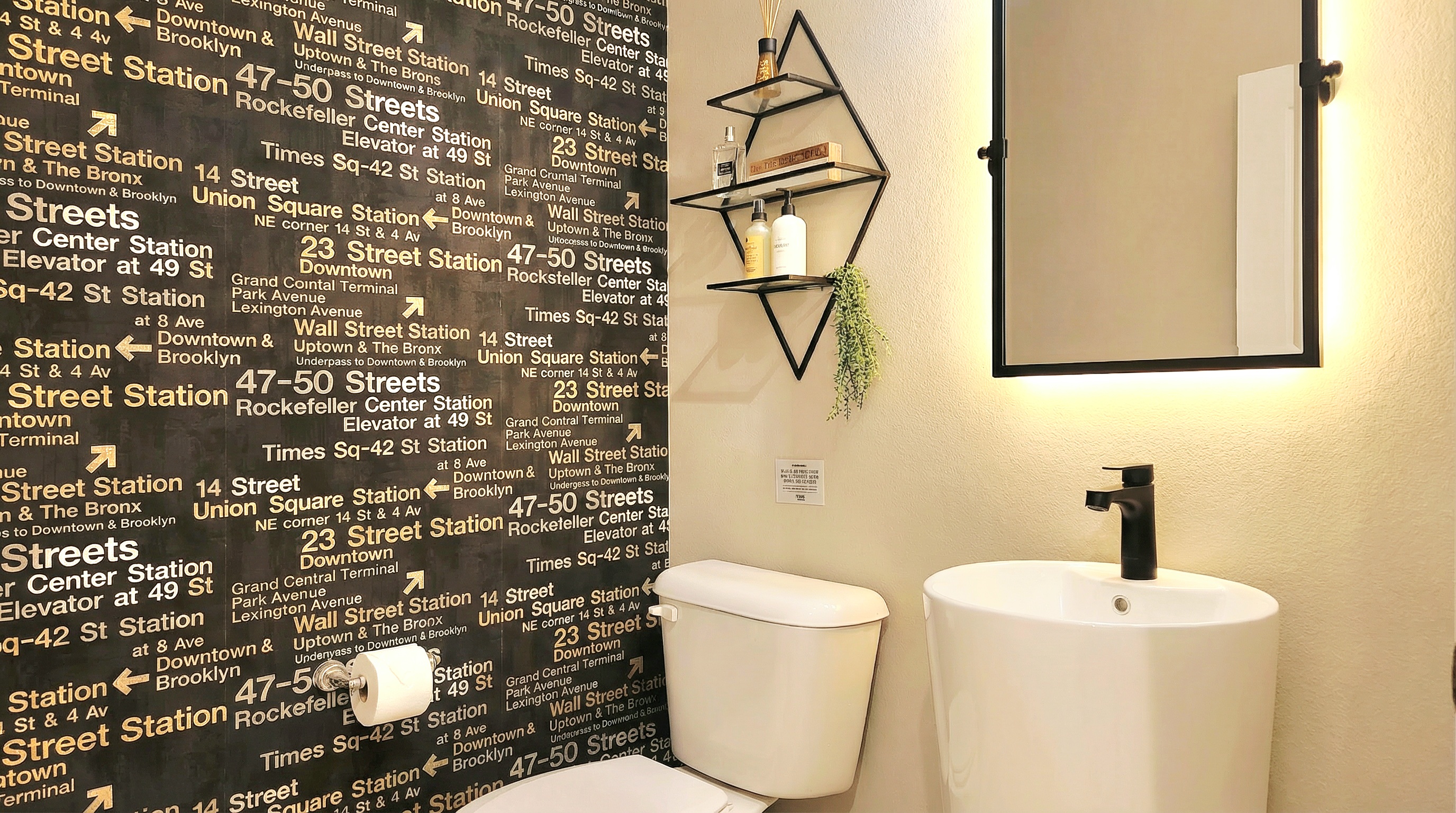 Powder room located on the main floor. 