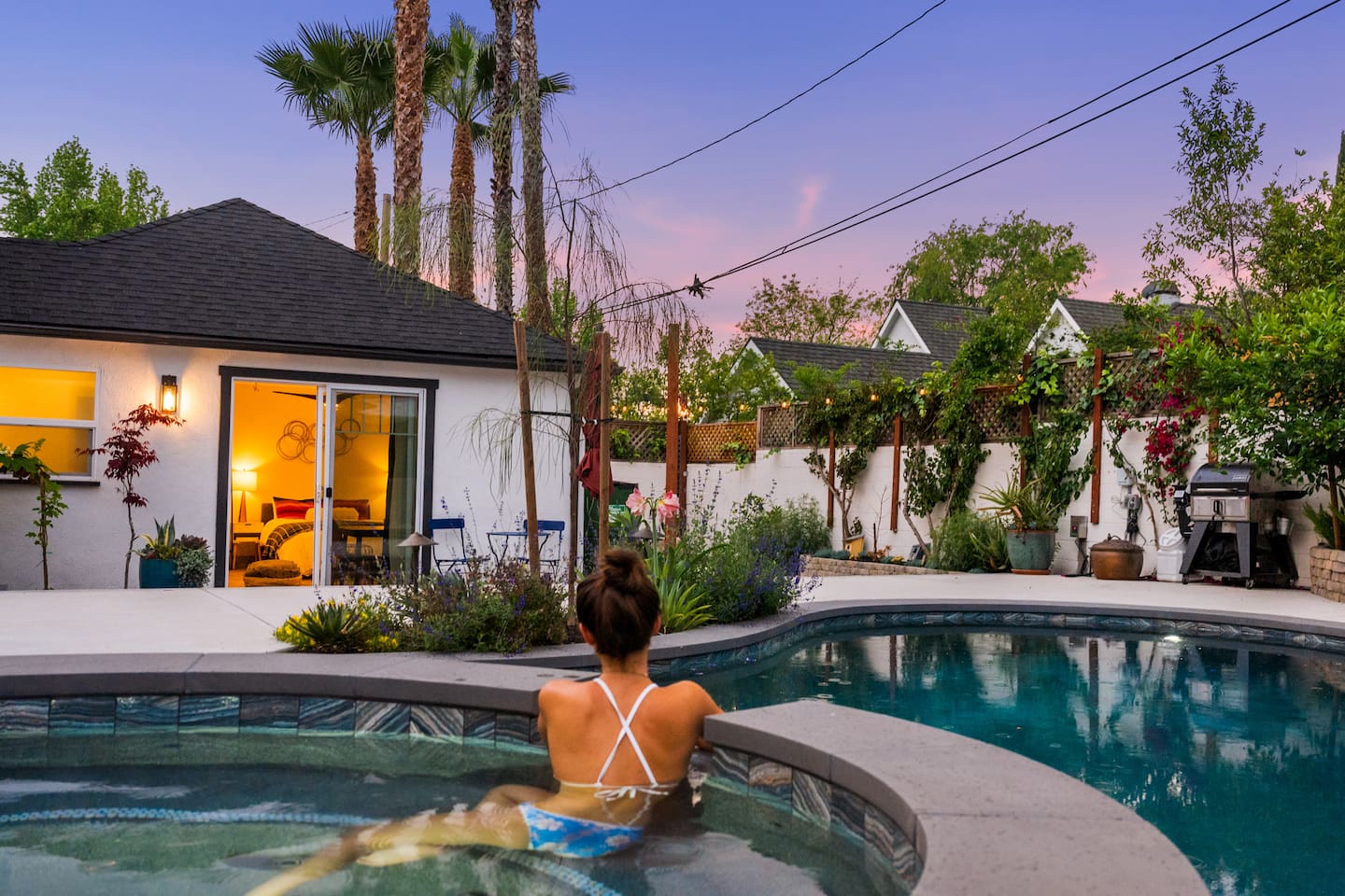 View from the other side of the pool