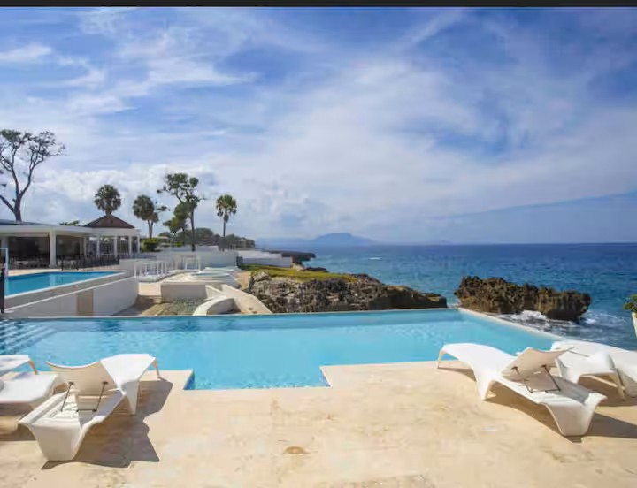 Marias Restaurant located in the main SOV area.  Pools are at an additional cost that is consumable. 