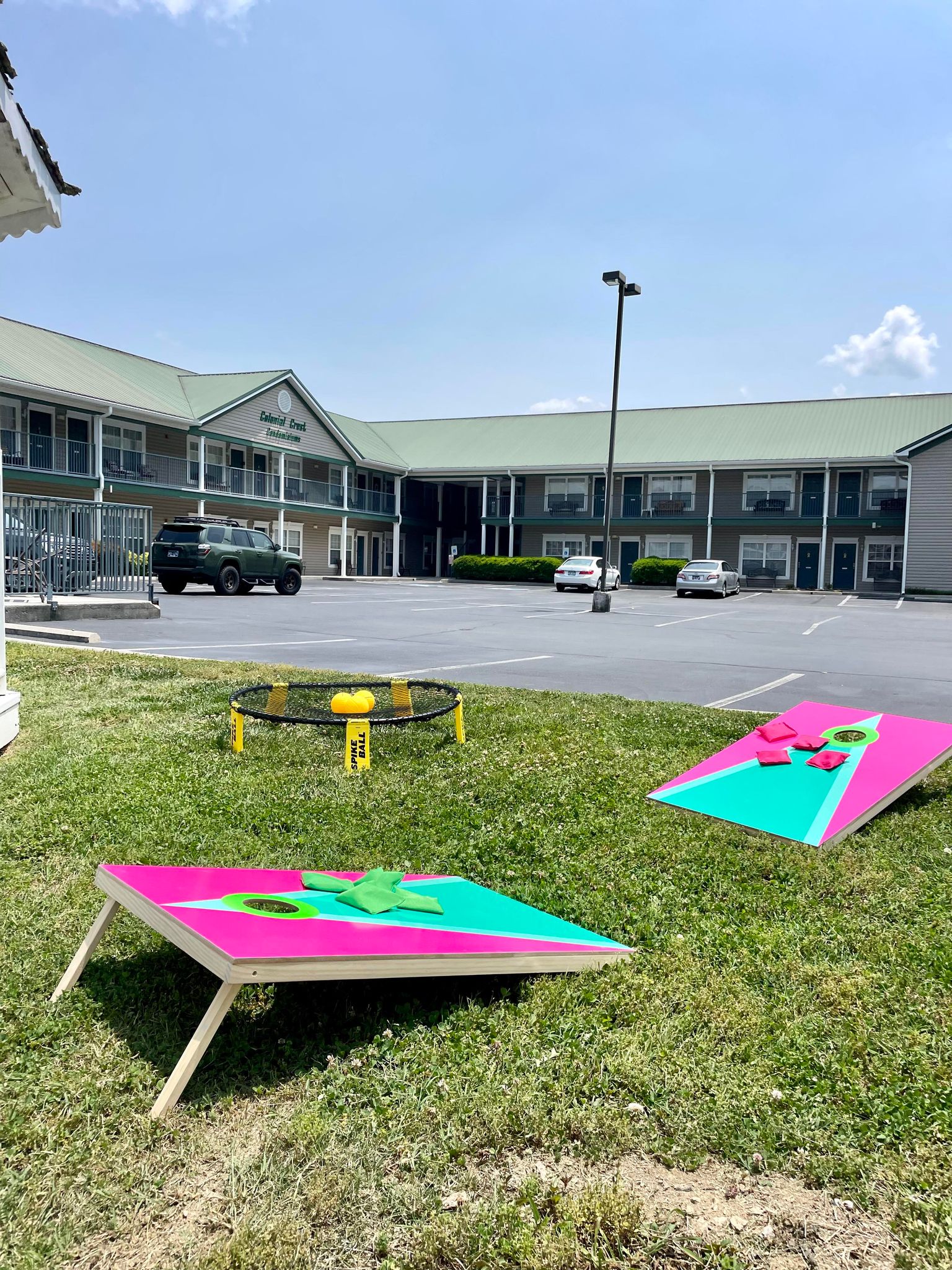 Corn Hole/ Spike Ball