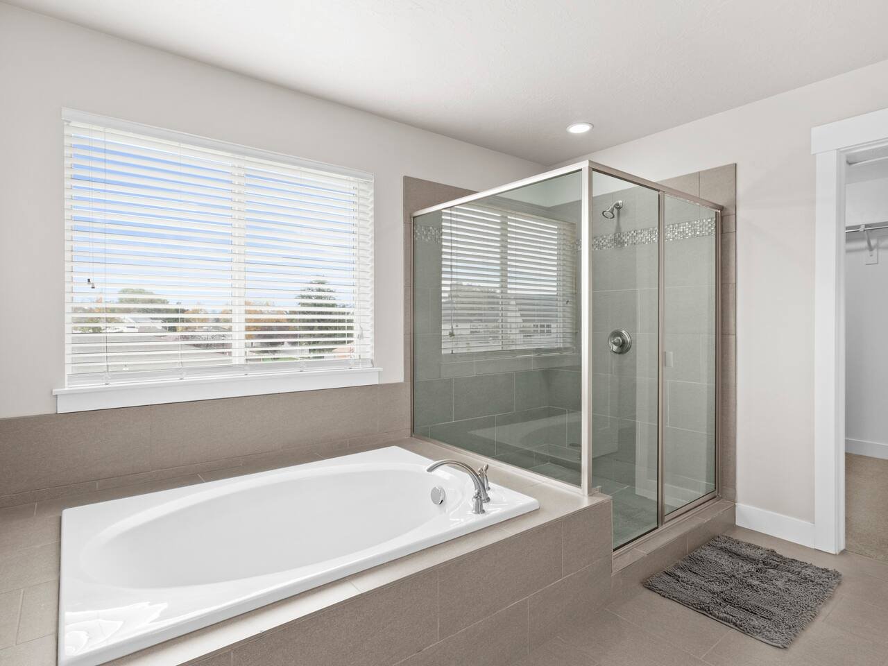Roomy & Stylish Haven: Primary Bathroom, Upstairs