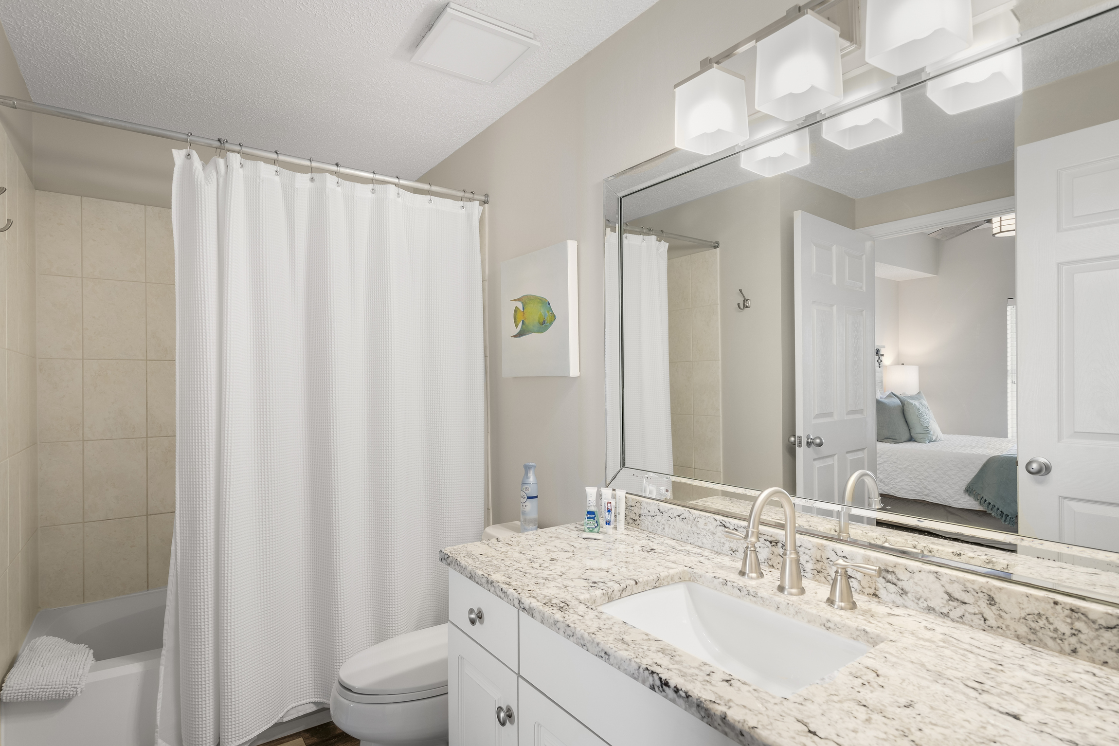 Bathroom 2 - connected to Queen + Twin bedroom
