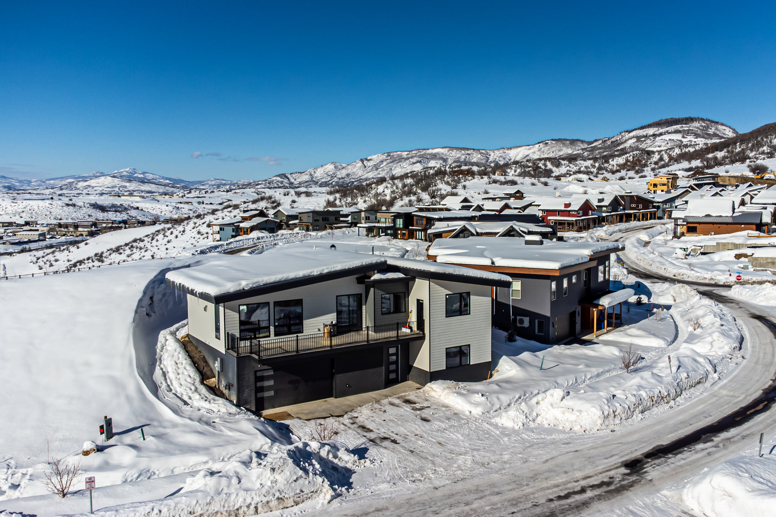 Overhead of Home with Sleeping Giant in the Background