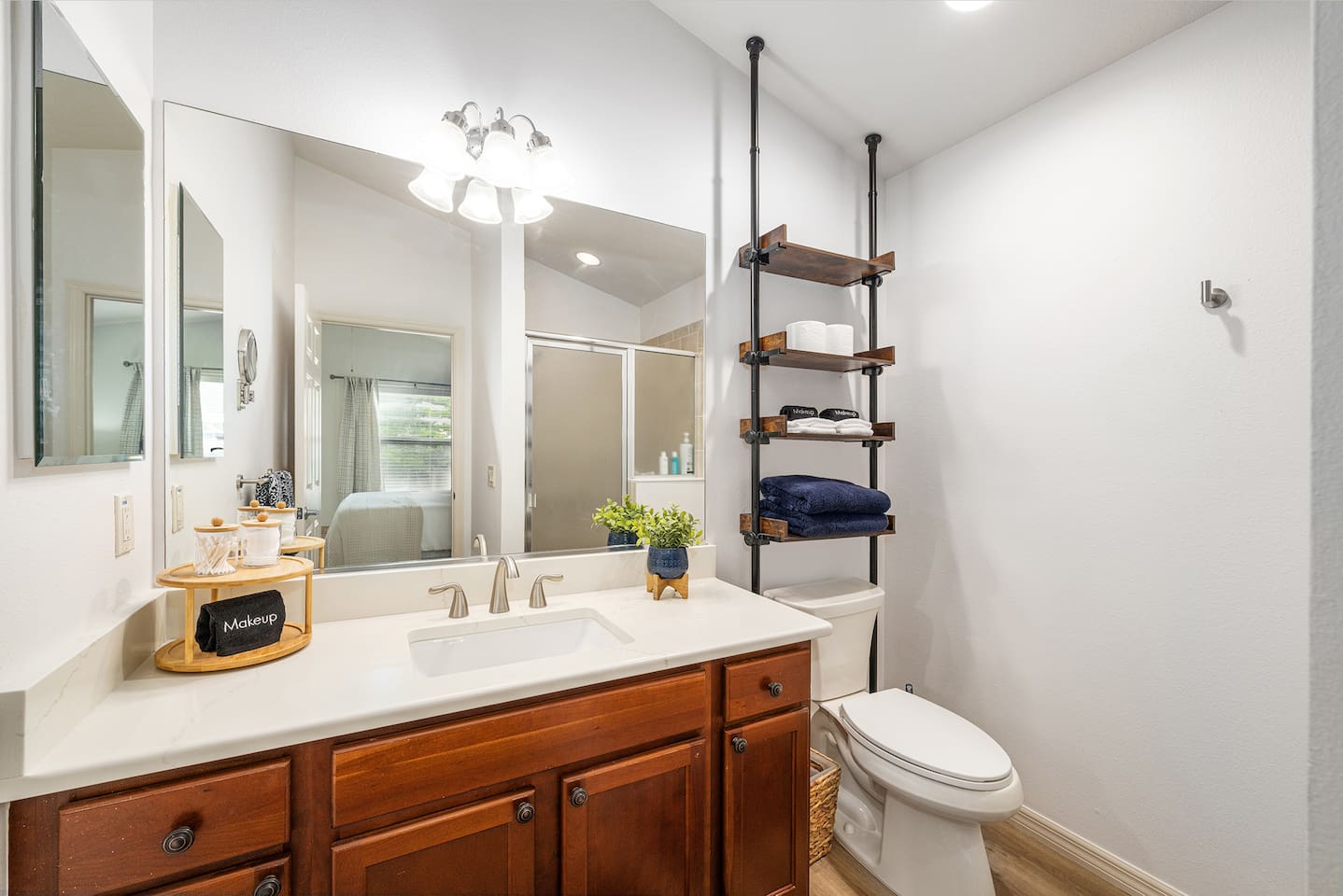 Ensuite bathroom located in the master bedroom.