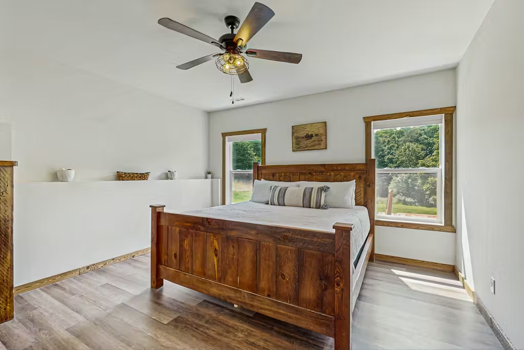 Basement bedroom