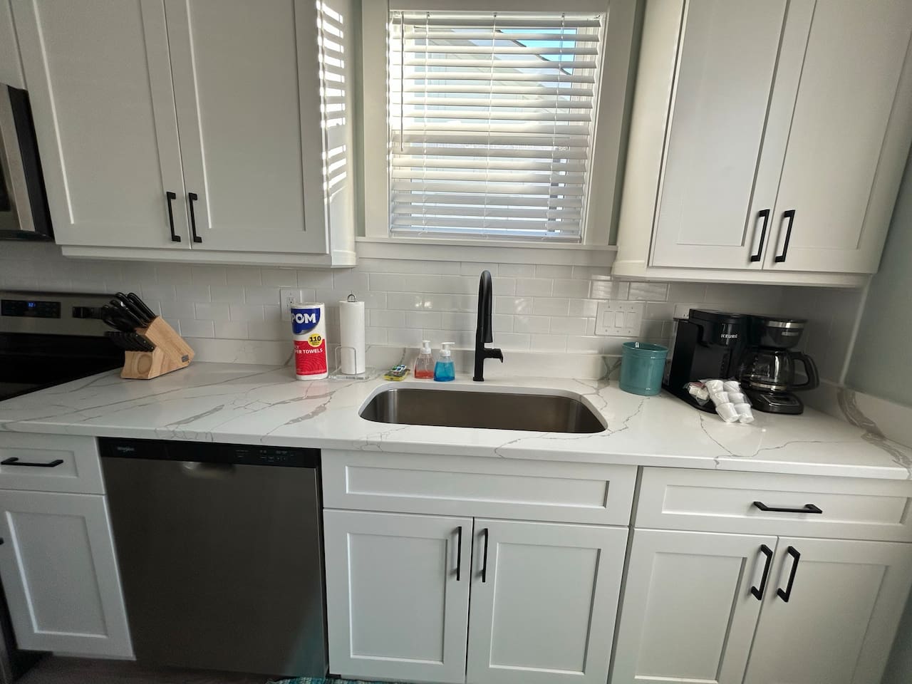 Large oversized stainless steel sink.
