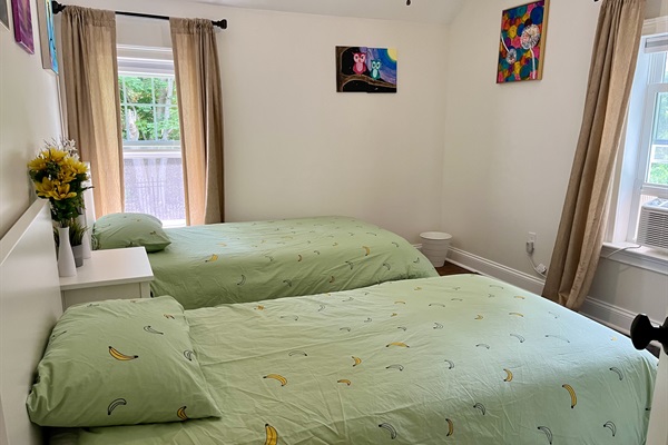 1st Guest House: Bedroom #5 - 2 Twin Beds