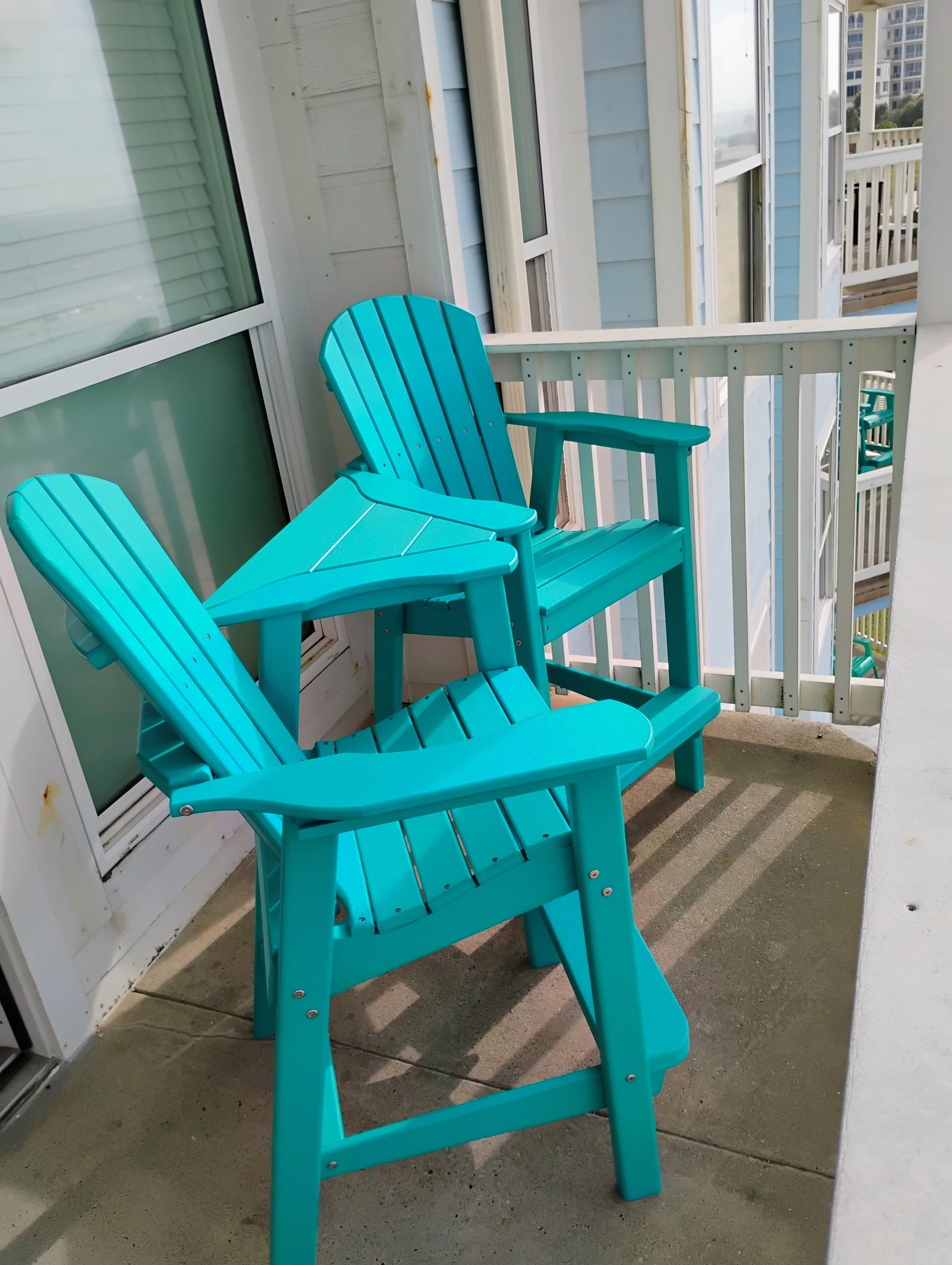 Seating on the balcony