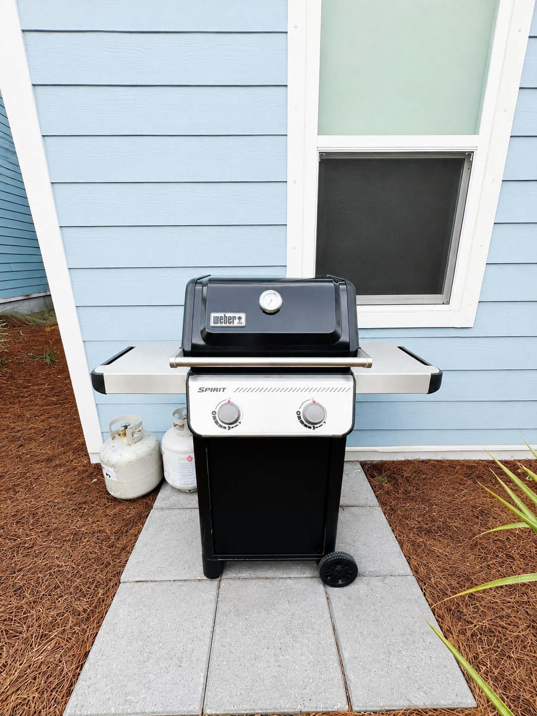 Weber grill for guest use