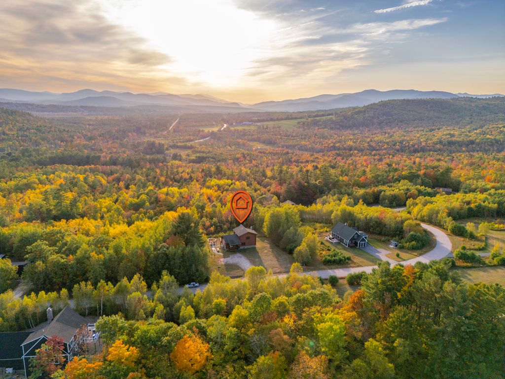 Stunning aerial view capturing the home and its natural surroundings.