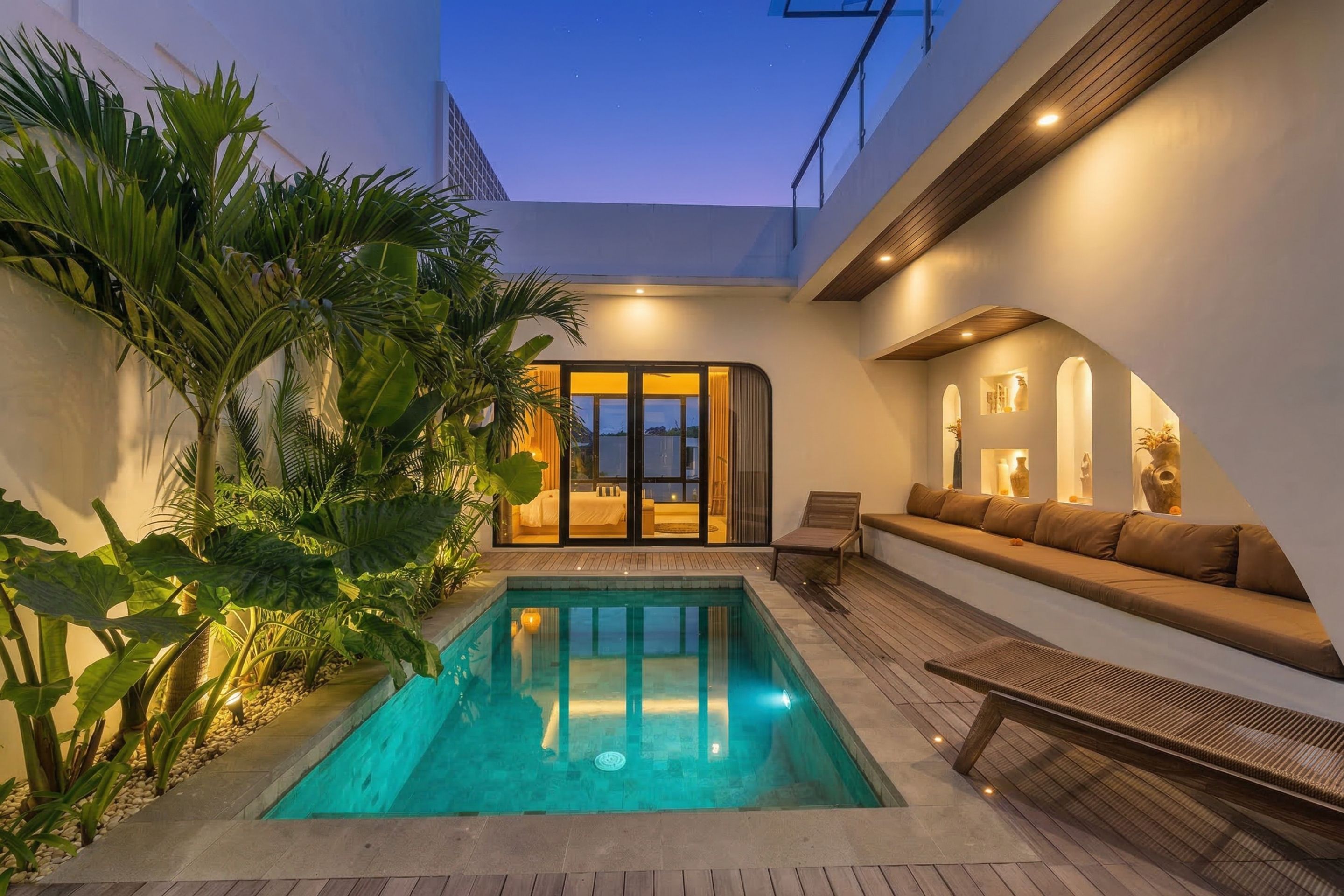 Pool area