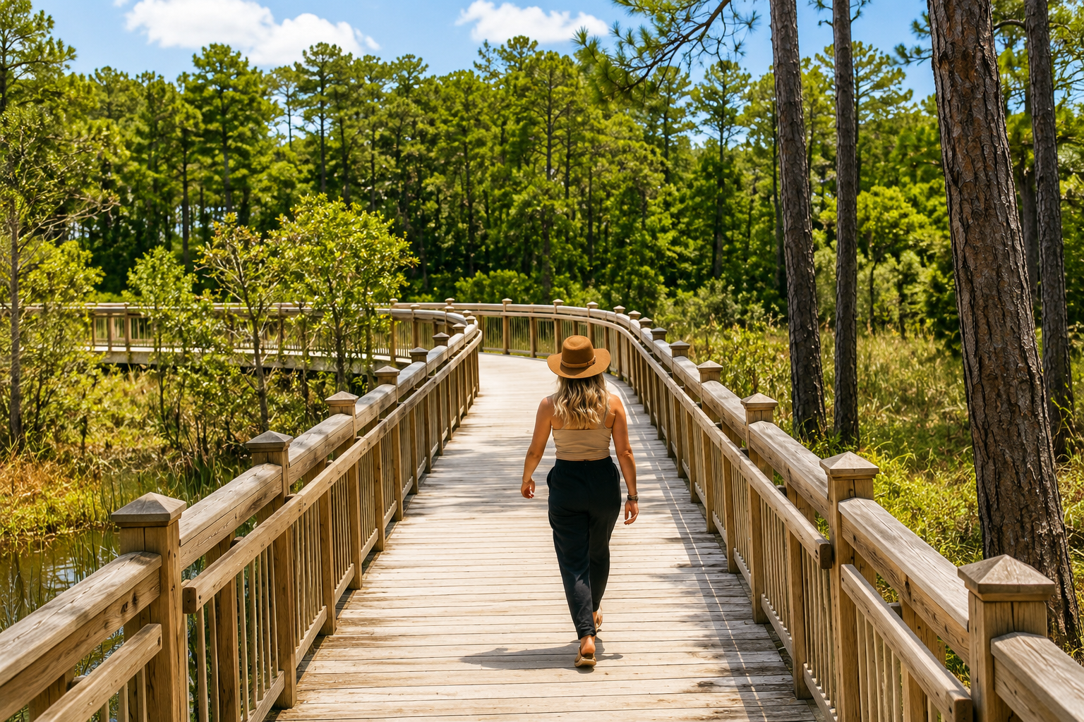 Miles of Scenic Walking and Biking Trails