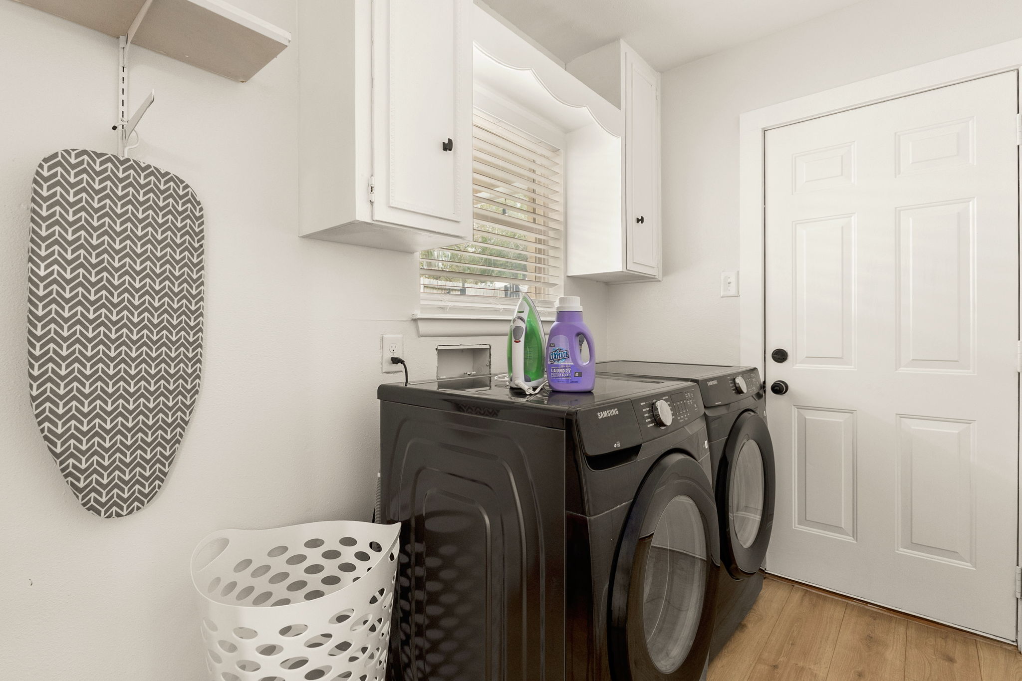 Convenient in-home laundry—freshen up anytime 🧺✨
