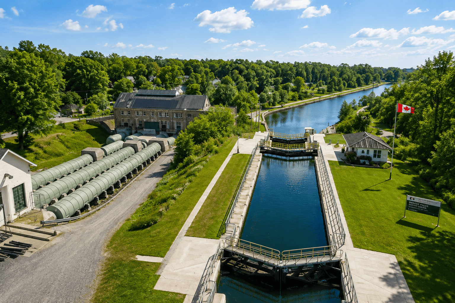 Healey Falls and Flight Locks