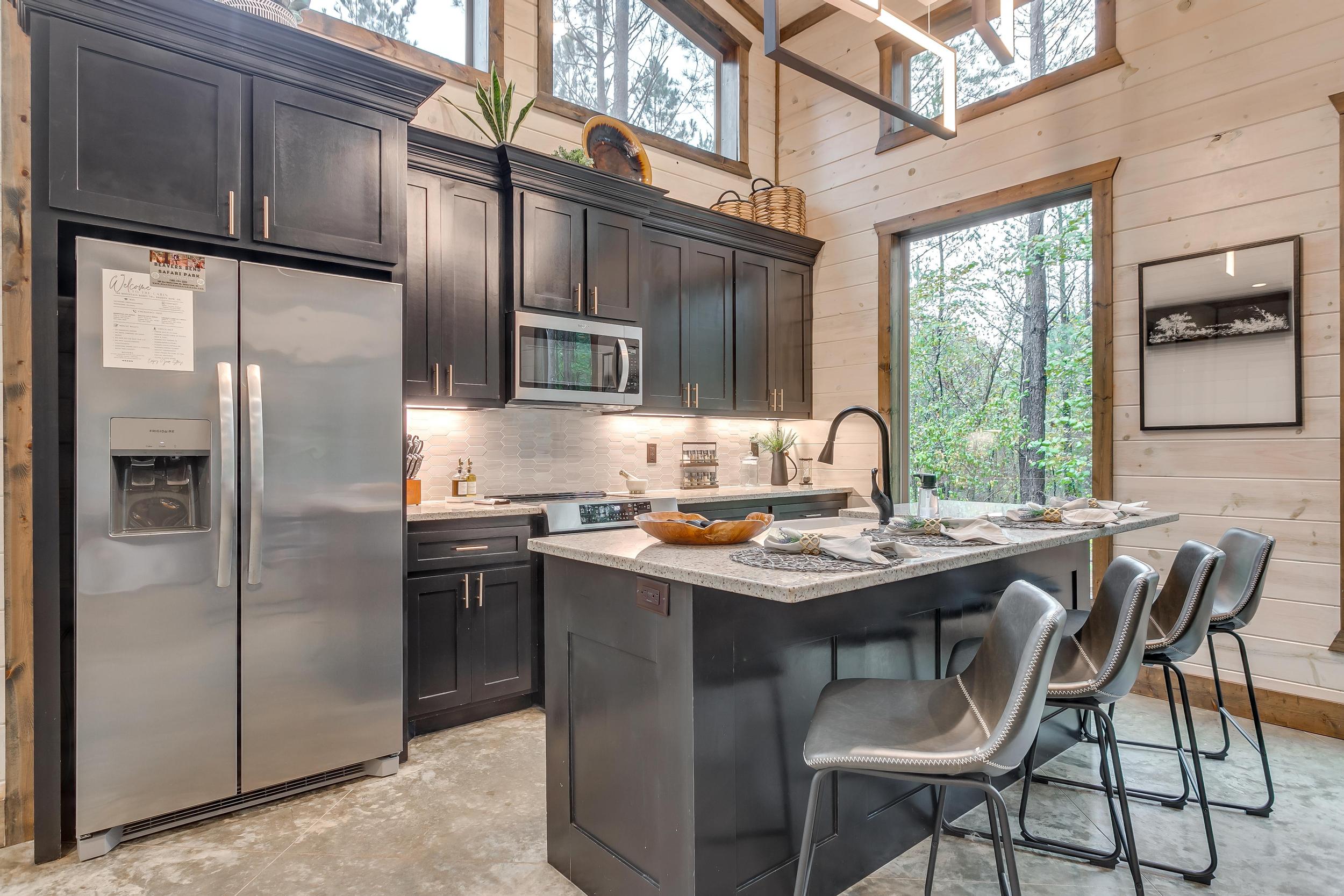 Enjoy meals at the bar